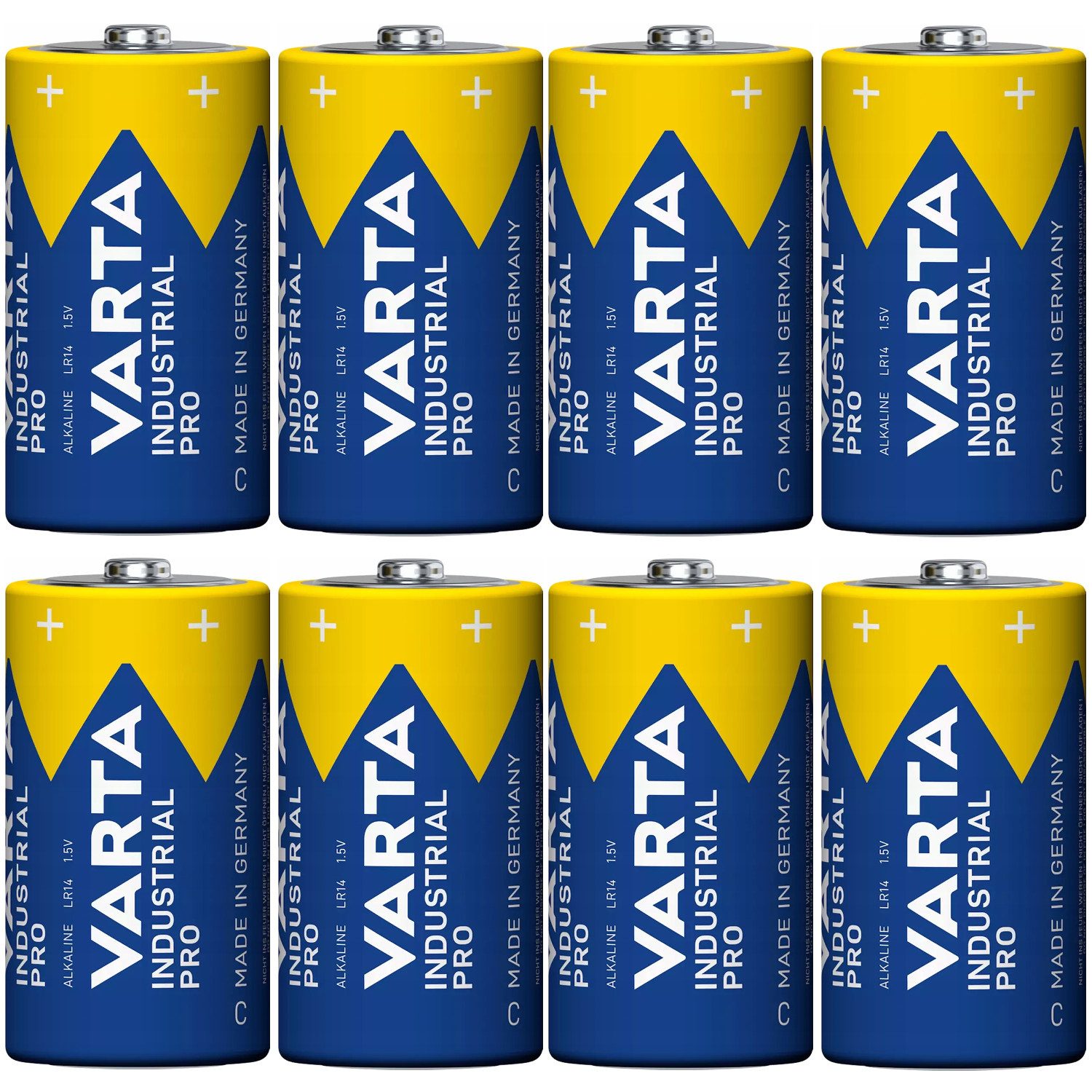VARTA LR14 / C 4014 Alkalibatterie Batterie, (8 St), C (R14)