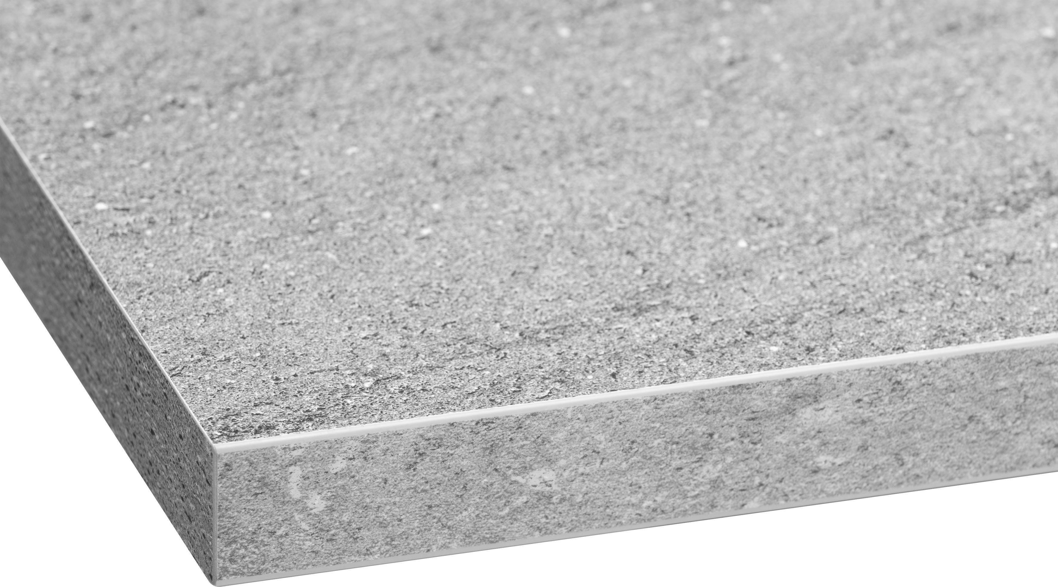 OPTIFIT Arbeitsplatte Mats, 28 mm stark basalt