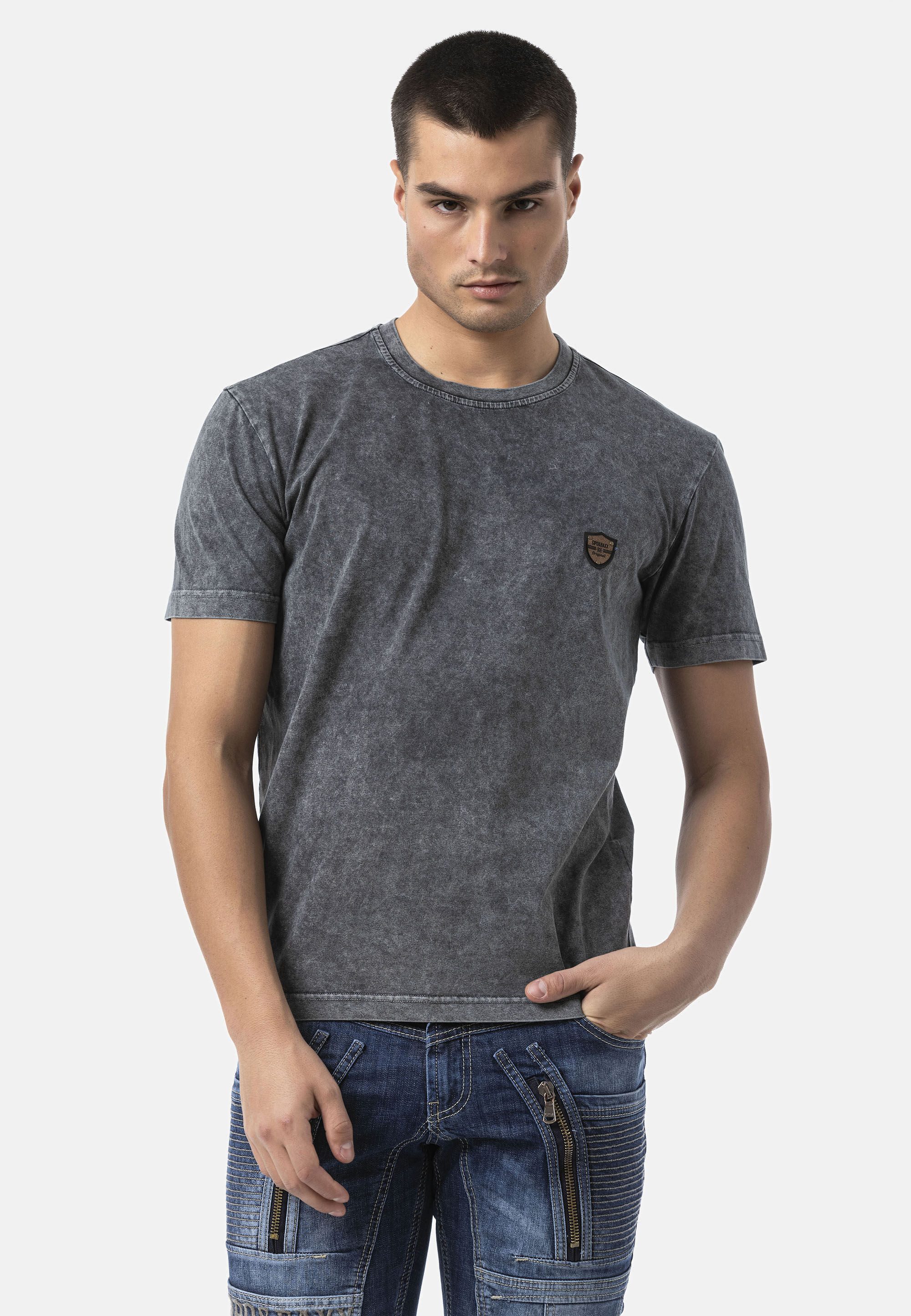 Cipo & Baxx T-Shirt CT808 Charakteristische Waschung (Yıkama)