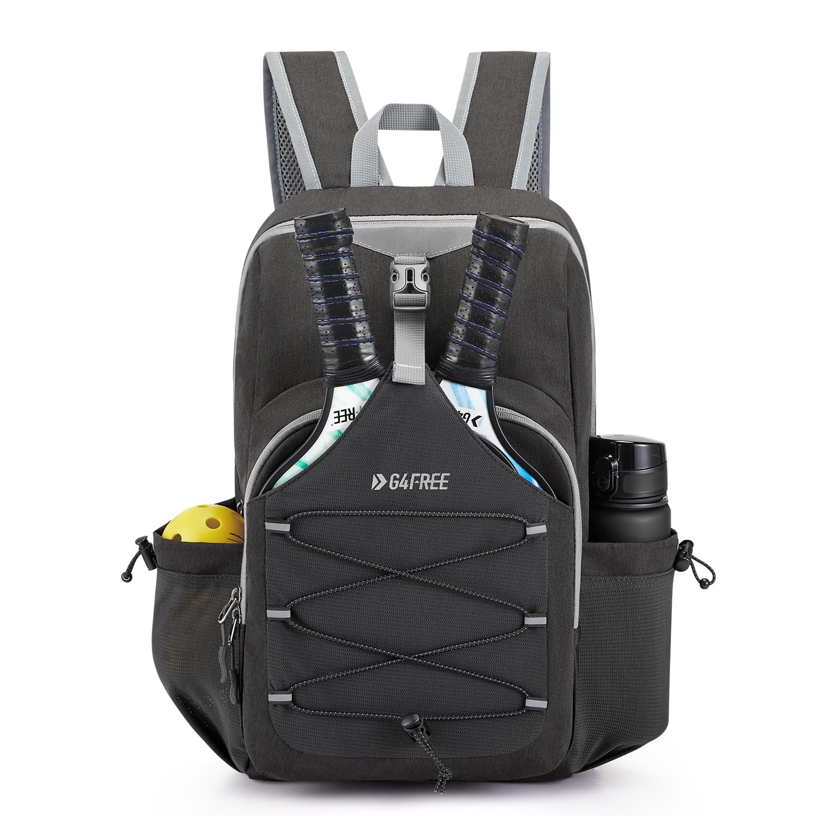 G4Free Pickleballtasche (1-tlg), Pickleballtasche Paddleboard-Tennistasche für 2 bis 4 Schläger