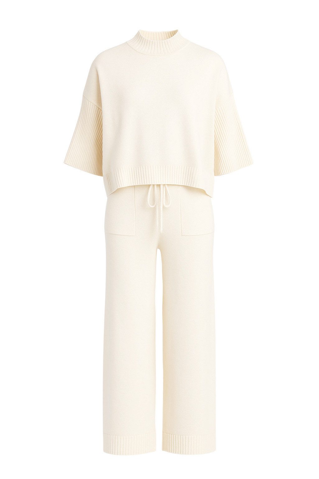 Mississhop Strickhose Damen Strick Zweiteiler – Pullover mit Hose, weicher günstig online kaufen