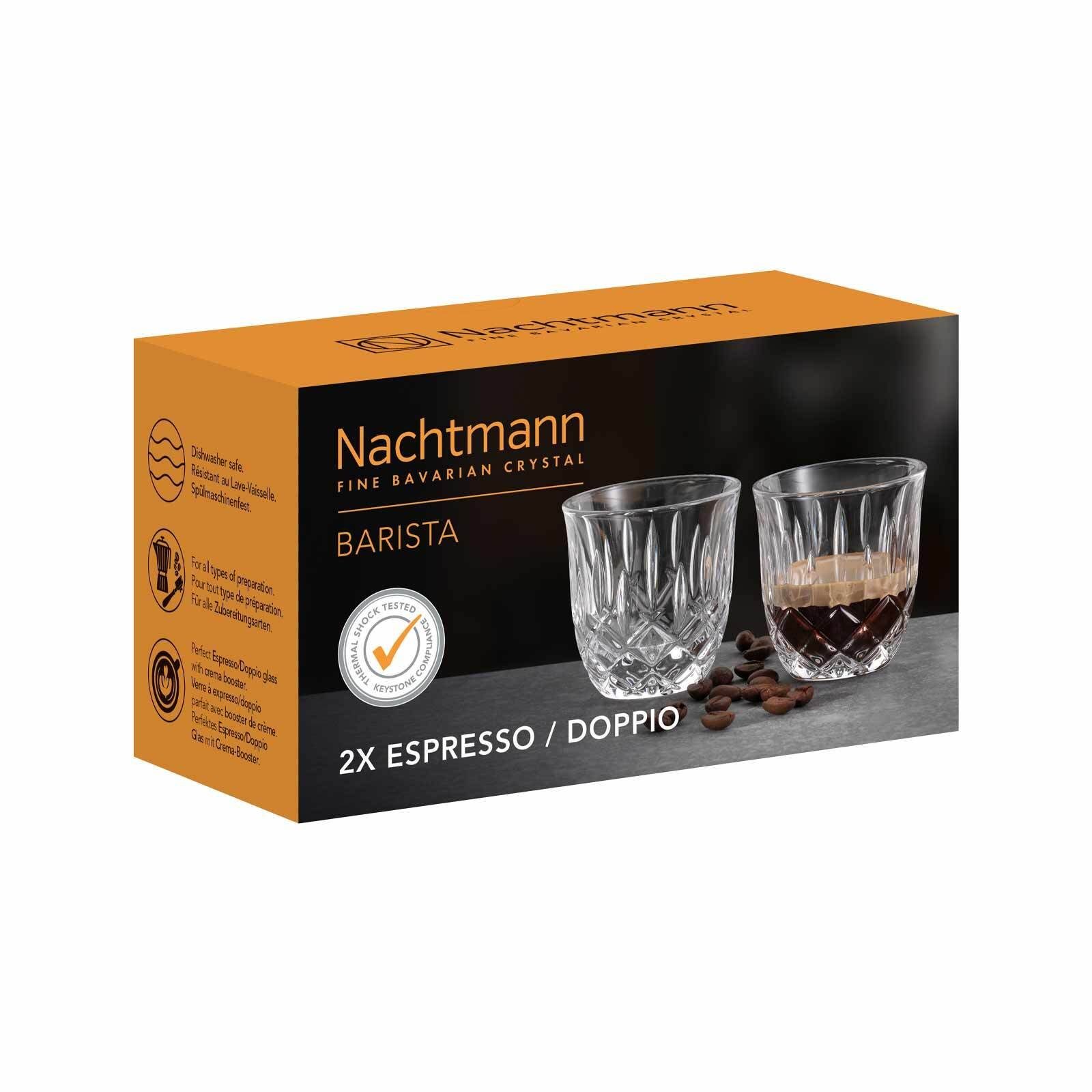 Nachtmann Espressoglas Noblesse Barista Espresso / Doppio Gläser 90 ml, 2-tlg., Glas