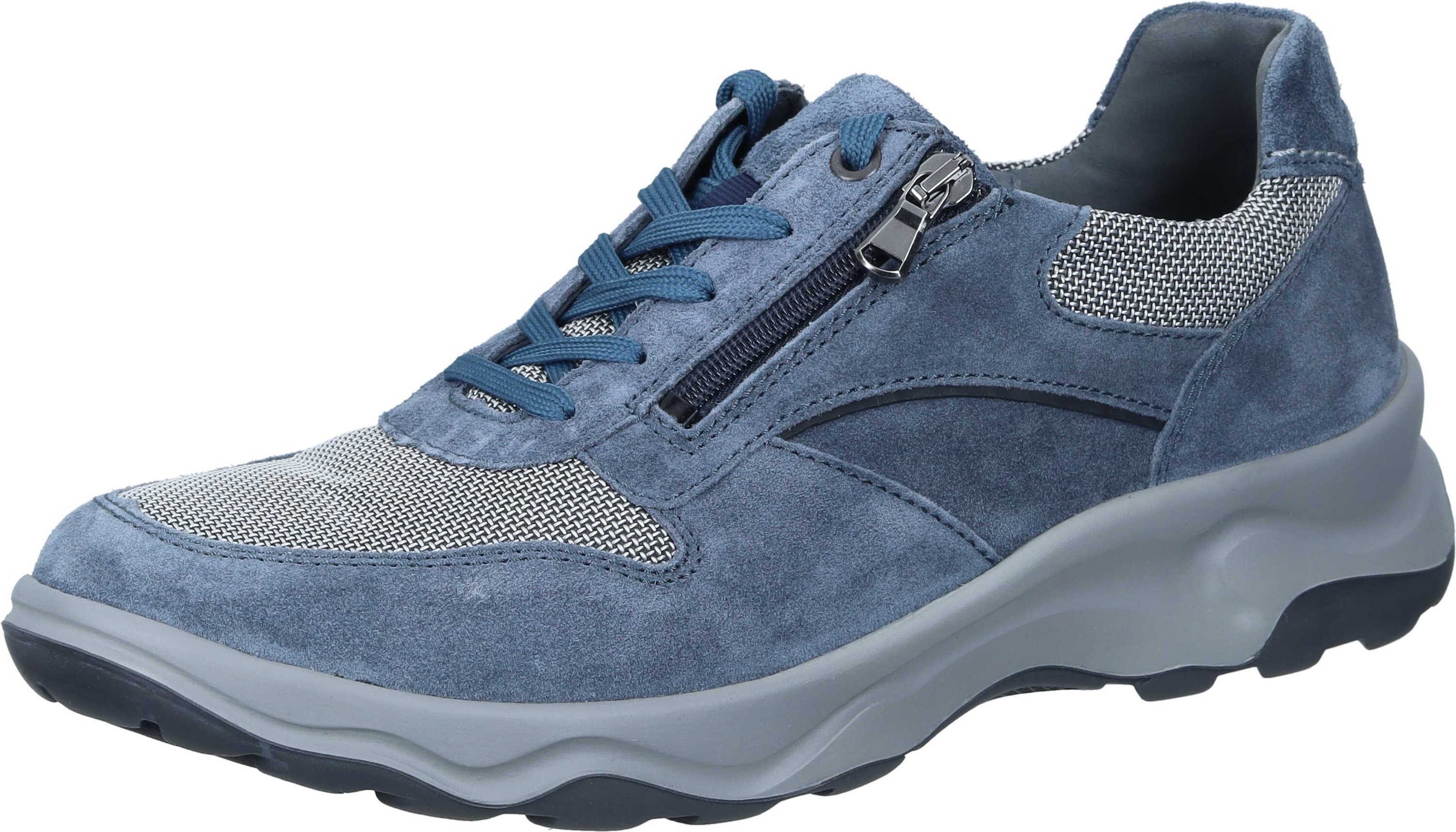 Waldläufer Schnürer Schnürschuh aus Velours/Textil