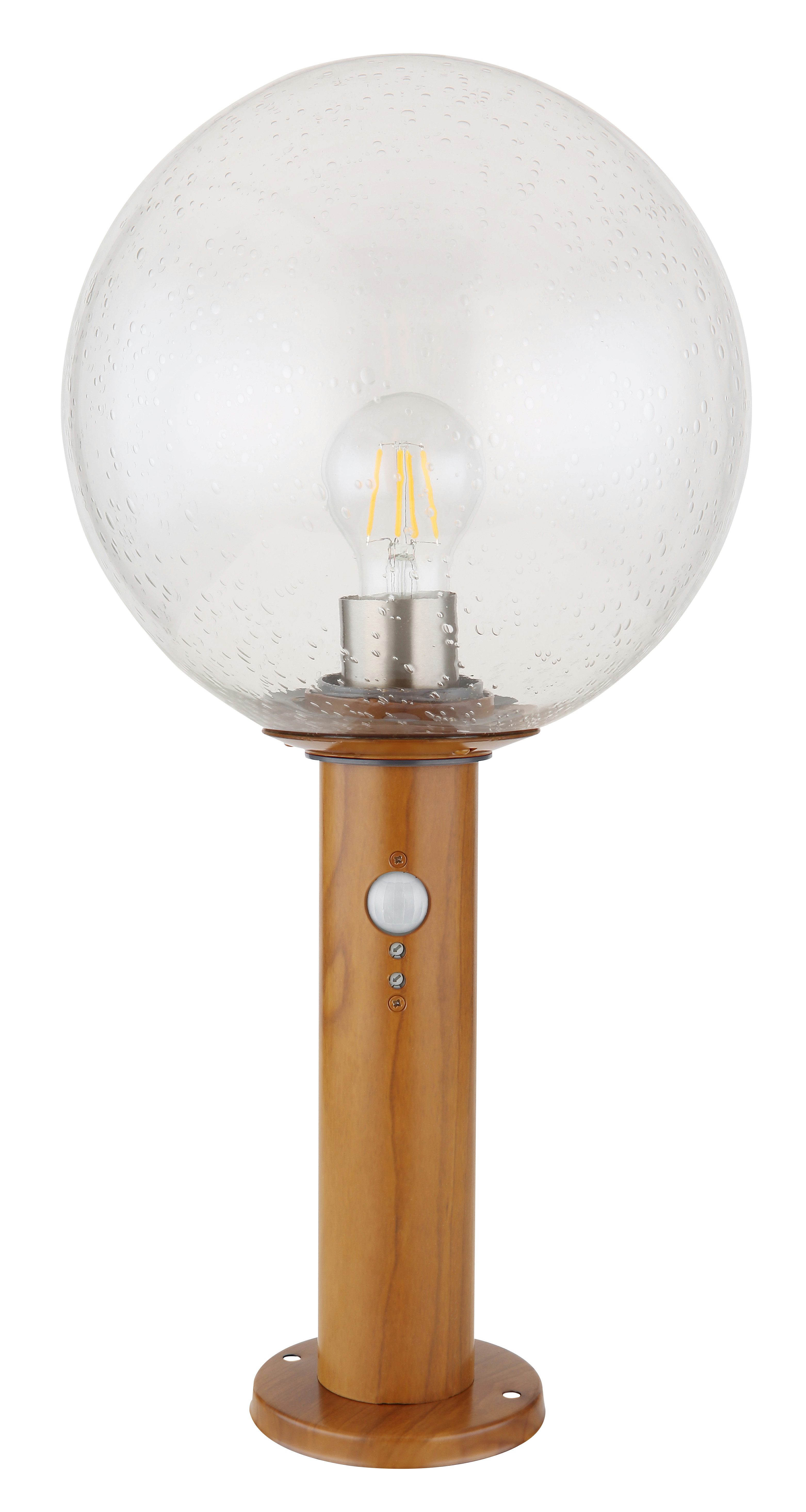 GLOBO LIGHTING Außen-Stehlampe OSSY, Leuchtmittel wechselbar, Außenleuchte mit Sensor für Garten & Weg