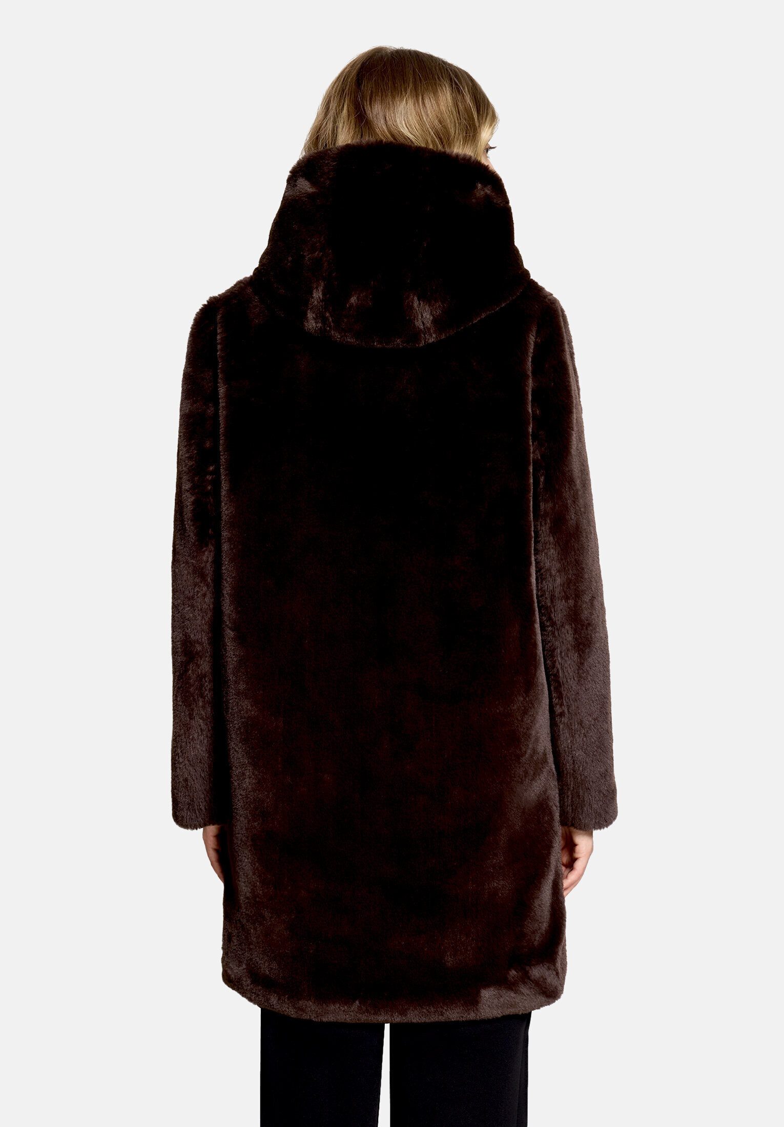 Betty Barclay Plüschjacke Damen mit Kapuze