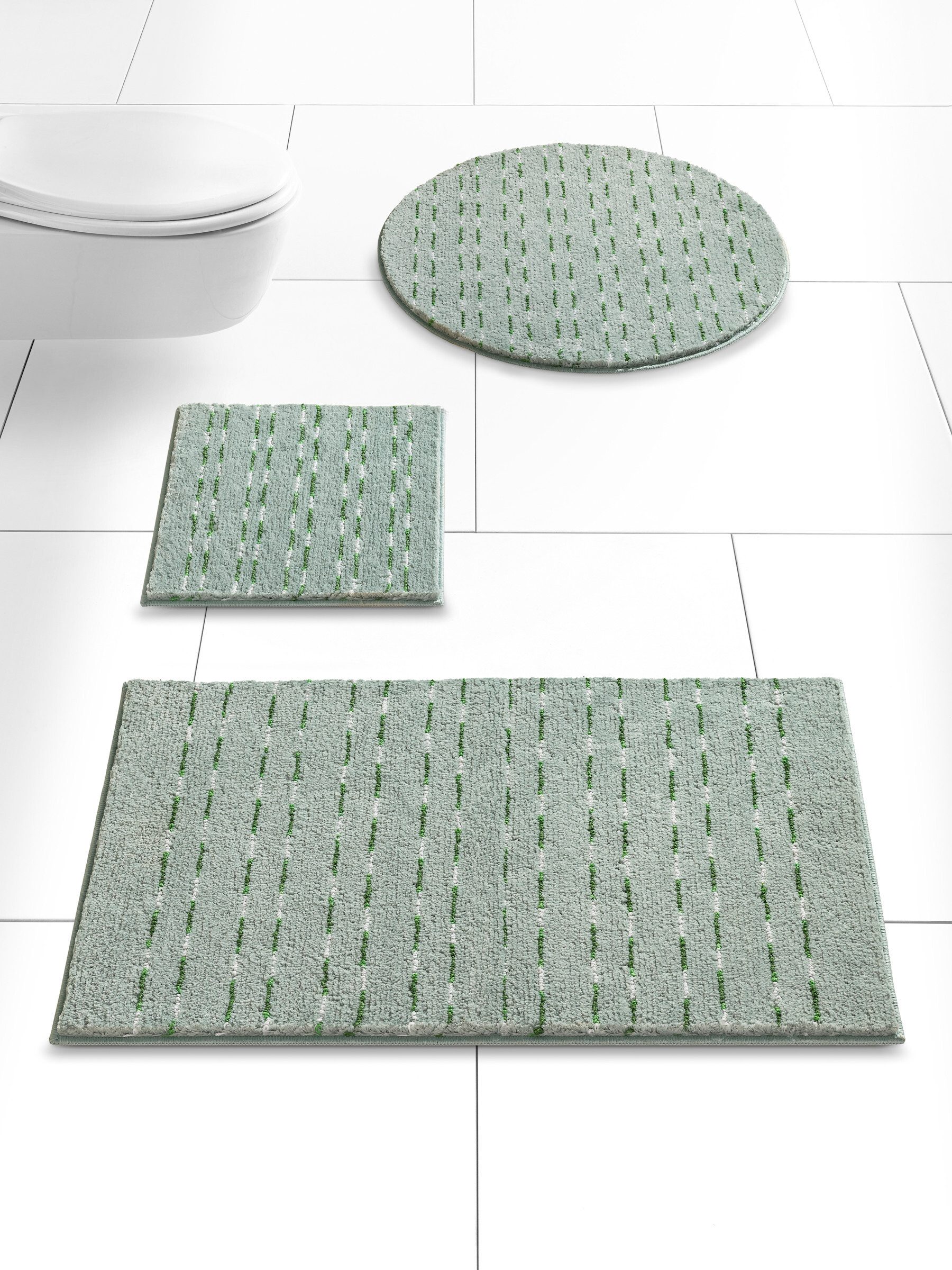 heine Badematte Badematte, Höhe 18 mm, Polyester, Rechteckig