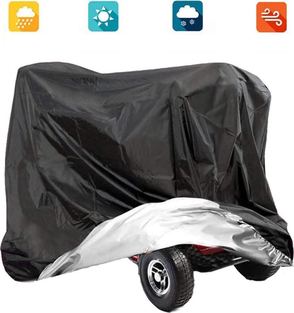 FELIXLEO Schutzhüllen-Sandsäcke Wasserdichte Scooter Abdeckhaube 210D Oxford Rollstuhl Schutzbezug, (1-tlg)