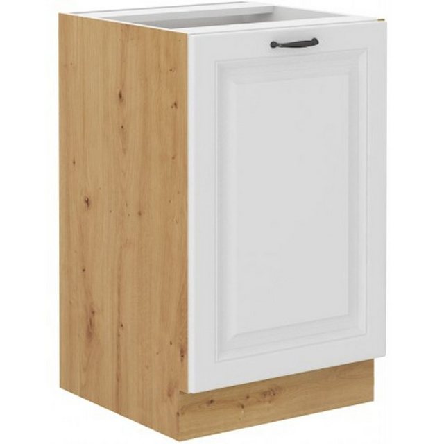 Küchen-Preisbombe Unterschrank 40 cm Küche Stilo Weiß Eiche Artisan Küchenz günstig online kaufen