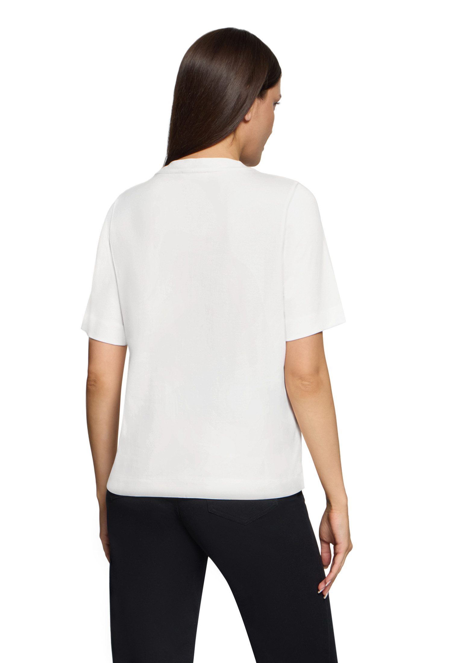 Cartoon Kurzarmshirt Damen mit Rundhalsausschnitt (1-tlg)