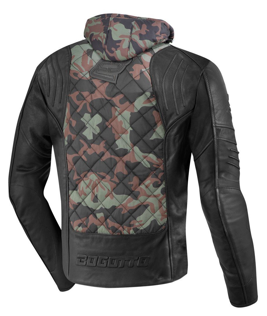 Bogotto Motorradjacke Radic Motorrad Leder-/Textiljacke protektoren – Bild 5 von 5