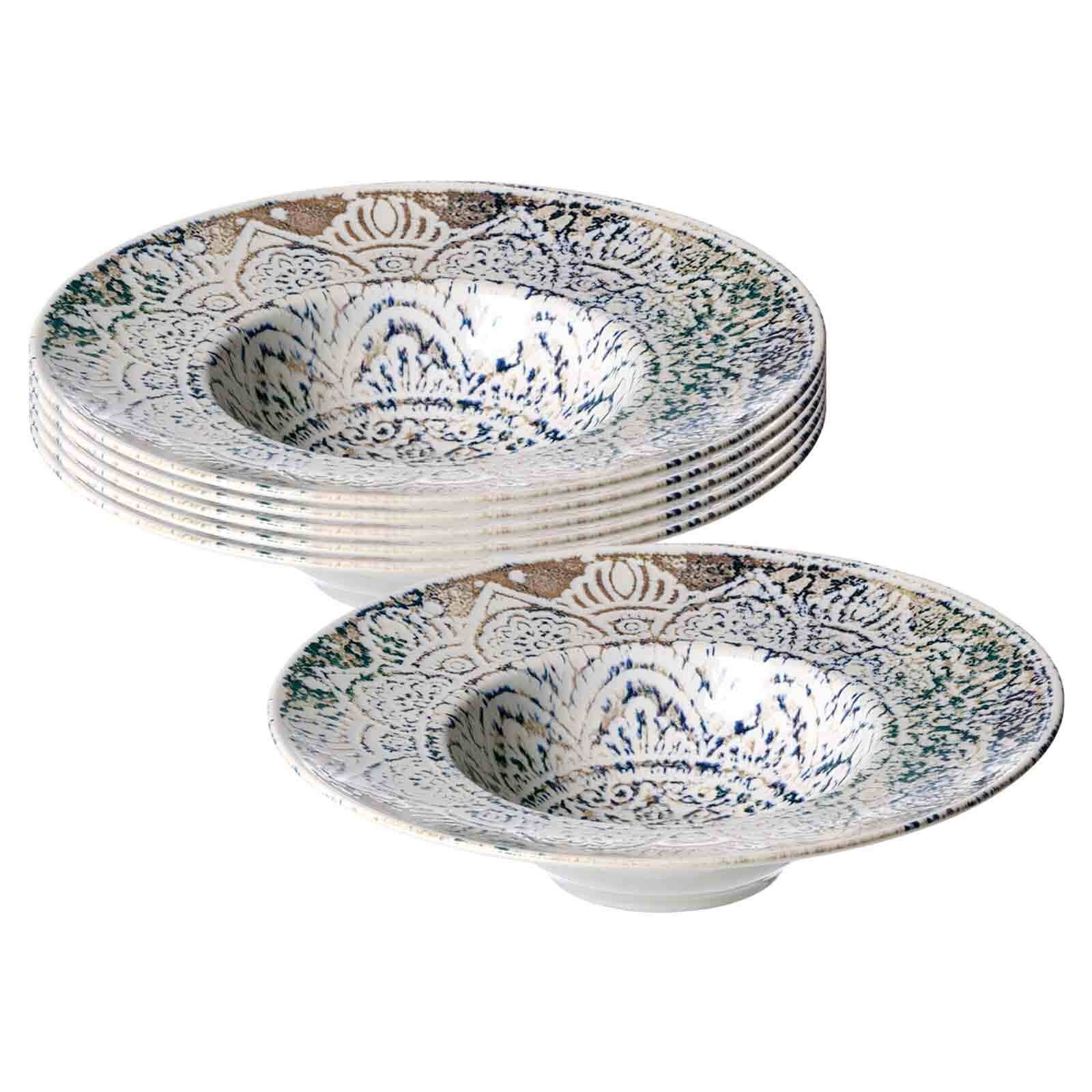 Ritzenhoff & Breker Pastateller Luigi Gourmetteller ø 28 cm 6er Set, (6 St)