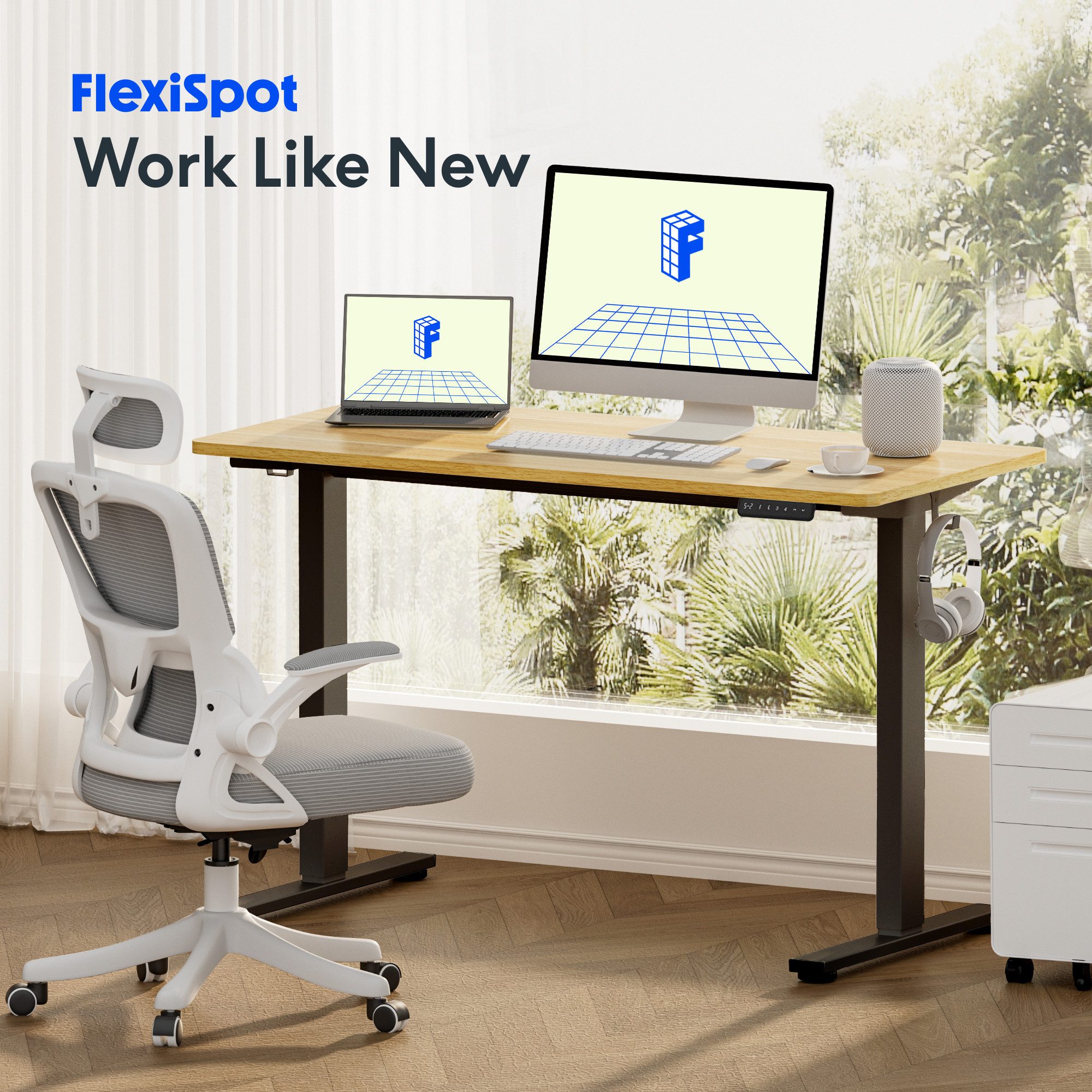 FLEXISPOT Schreibtisch Basic Plus Elektrisch höhenverstellbarer günstig online kaufen