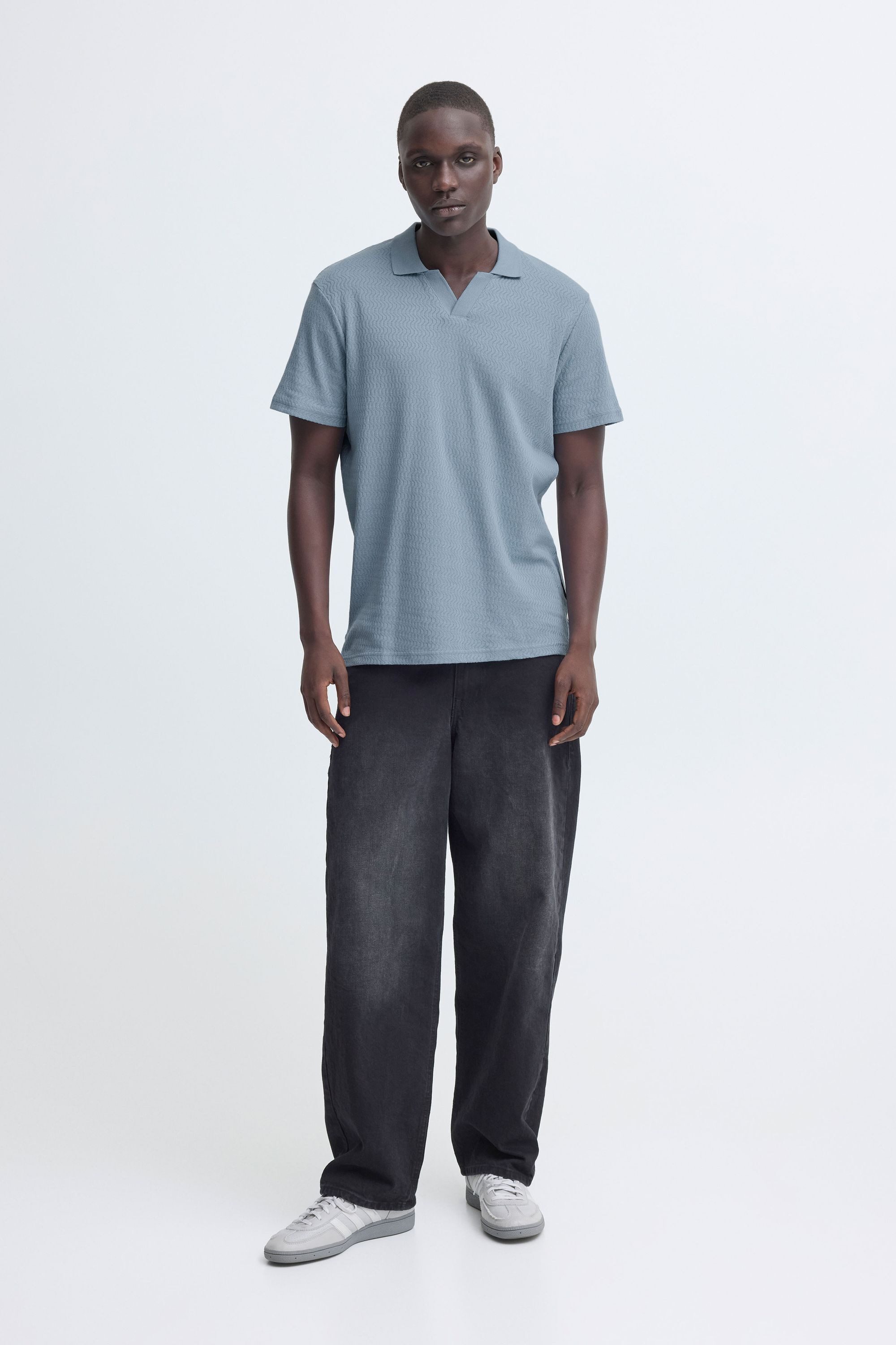 Blend Poloshirt BHEskild (1-tlg) Strukturiertes Polo-Hemd