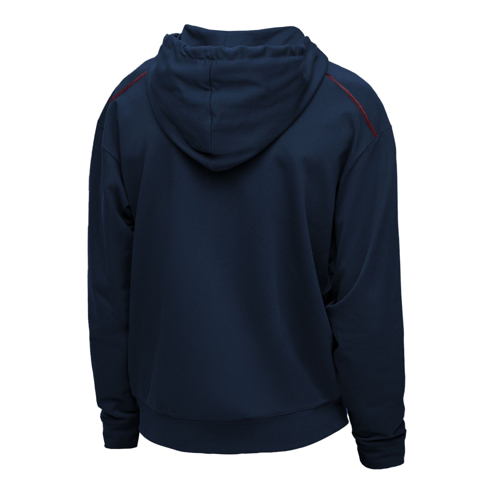 HUGO Sweatjacke Monologo Jacket Hood mit roter Logo-Kordel