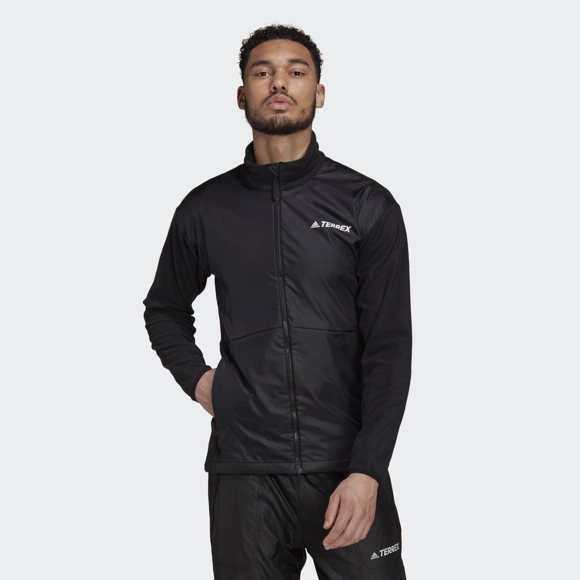 adidas TERREX Fleecejacke trägt cm FLEECE Dieses Größe MULTI WINDJACKE, ist und Model PRIMEGREEN 189 groß