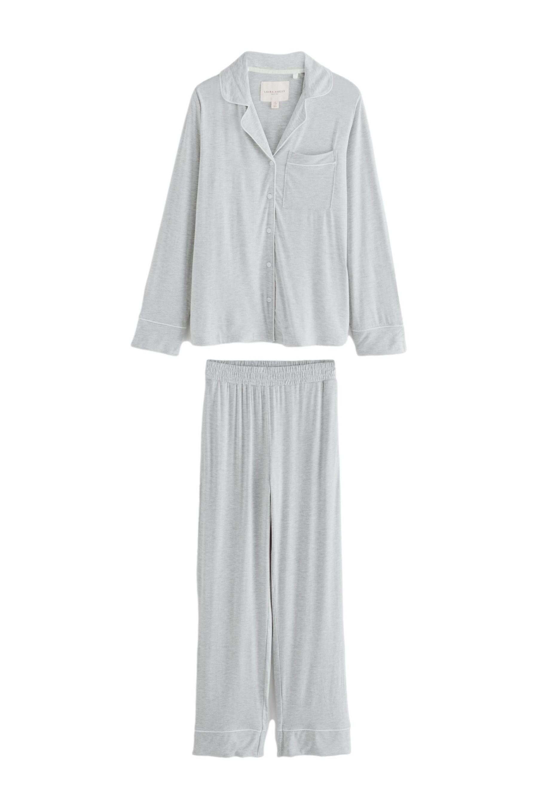 LAURA ASHLEY Pyjama Laura Ashley Pyjama mit Knopfleiste aus Modal (2 tlg)