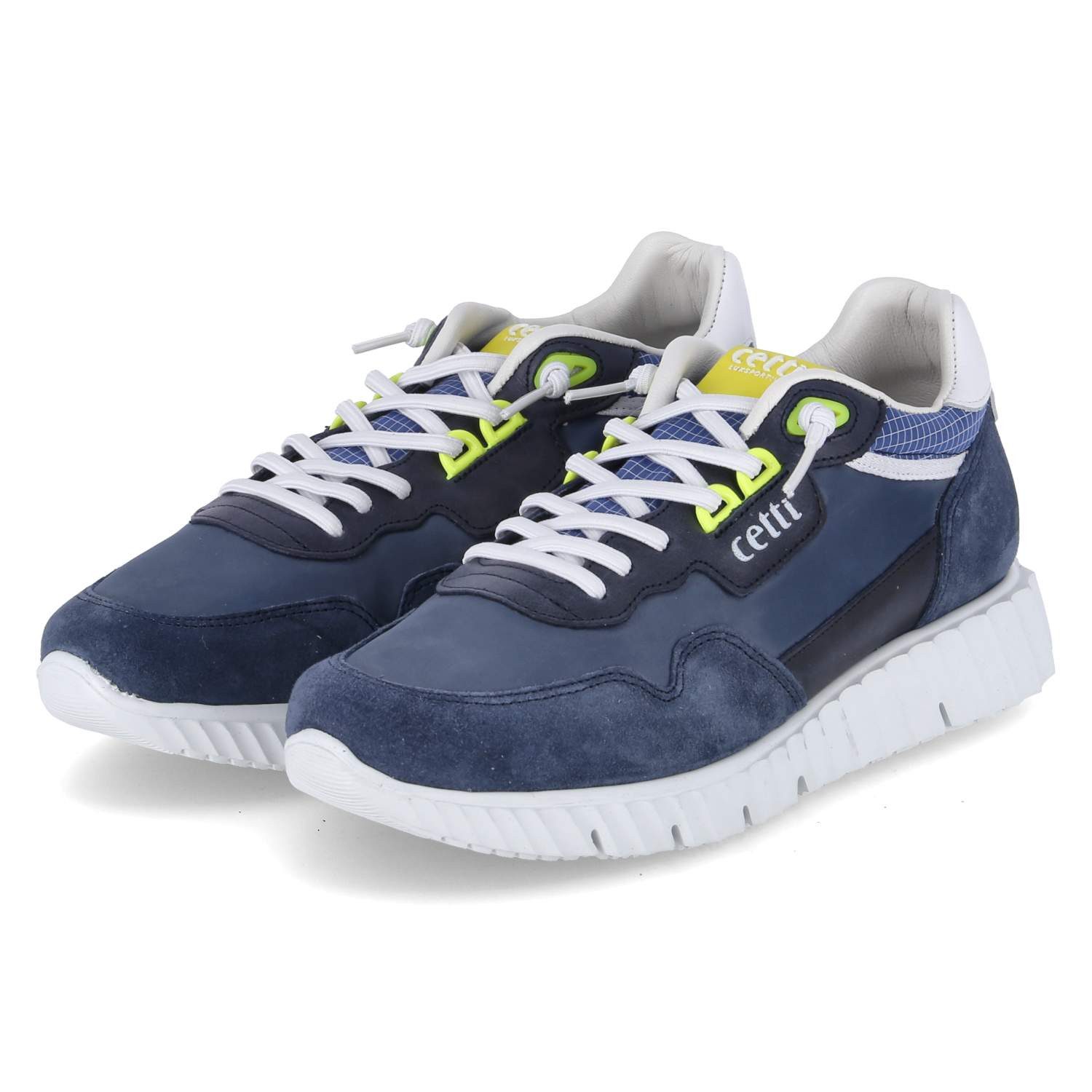 C1345 navy Schnürschuh
