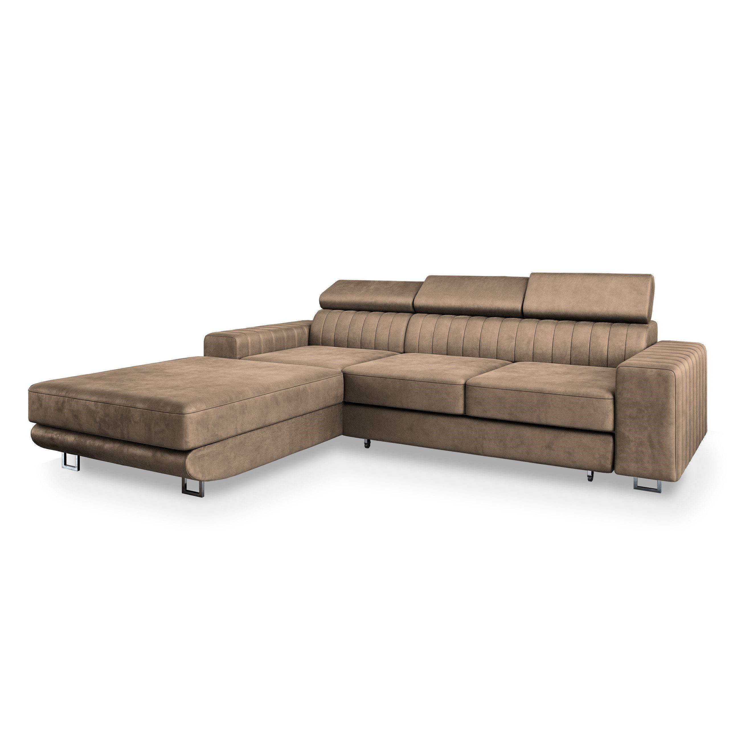 Masseno Ecksofa NOTO mit Schlaffunktion L-Form, Sofa mit Bettkasten günstig online kaufen