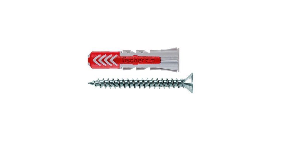 fischer Schrauben- und Dübel-Set Fischer Dübel-Set Duopower 8.0 x 40 mm - 50 Stück | Schrauben-Dübel-Sets