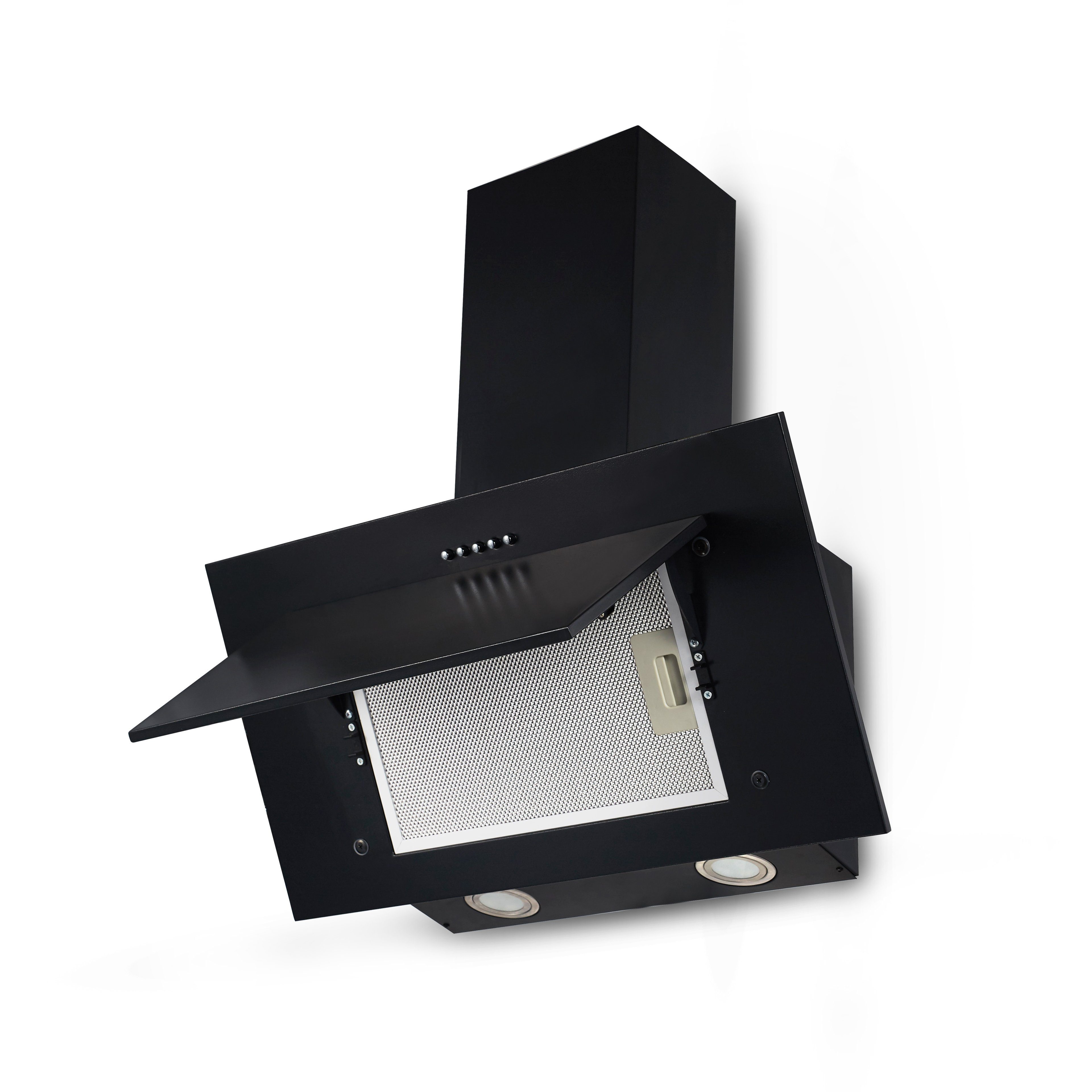 PKM Kopffreihaube PKM Dunstabzugshaube Schräghaube S13-60BBPY, 60 cm PKM Dunstabzugshaube Schräghaube S13-60BBPY, 60 cm, LED-Beleuchtung