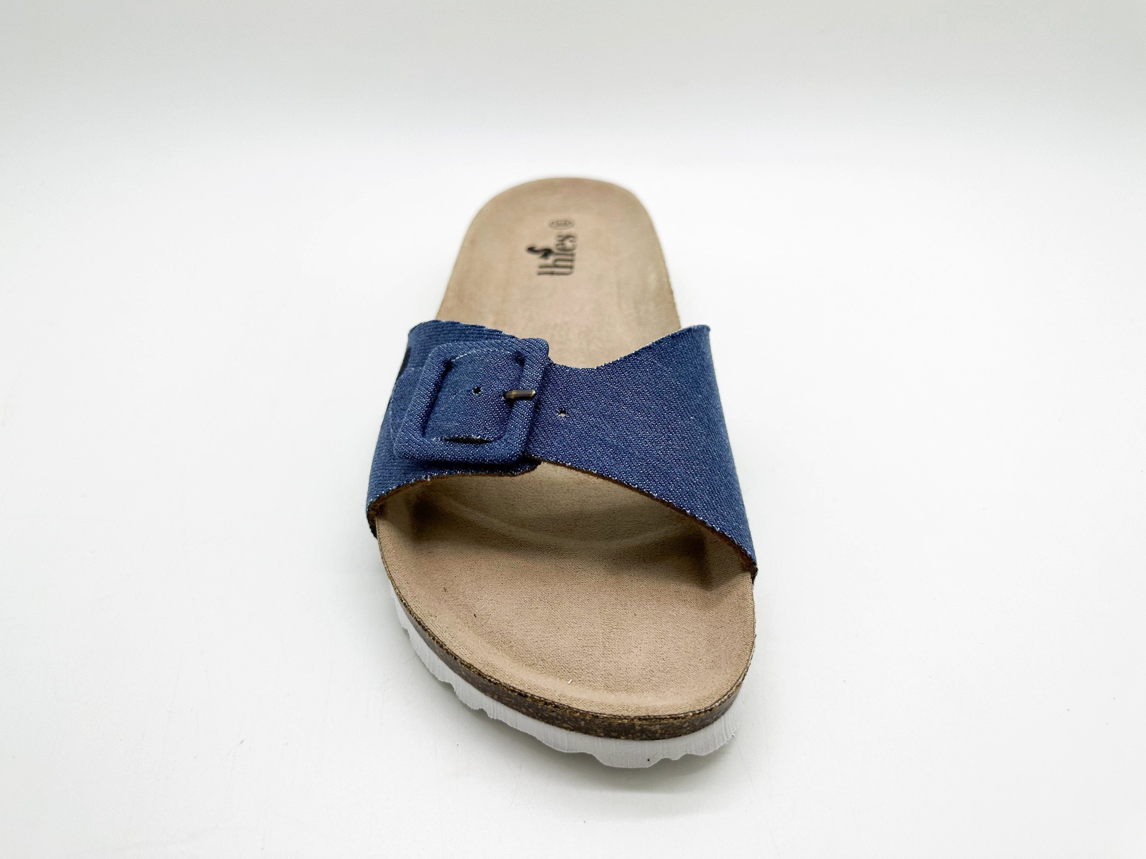thies 1856 ® Rec Denim Strap Sandal Sandale Vegan