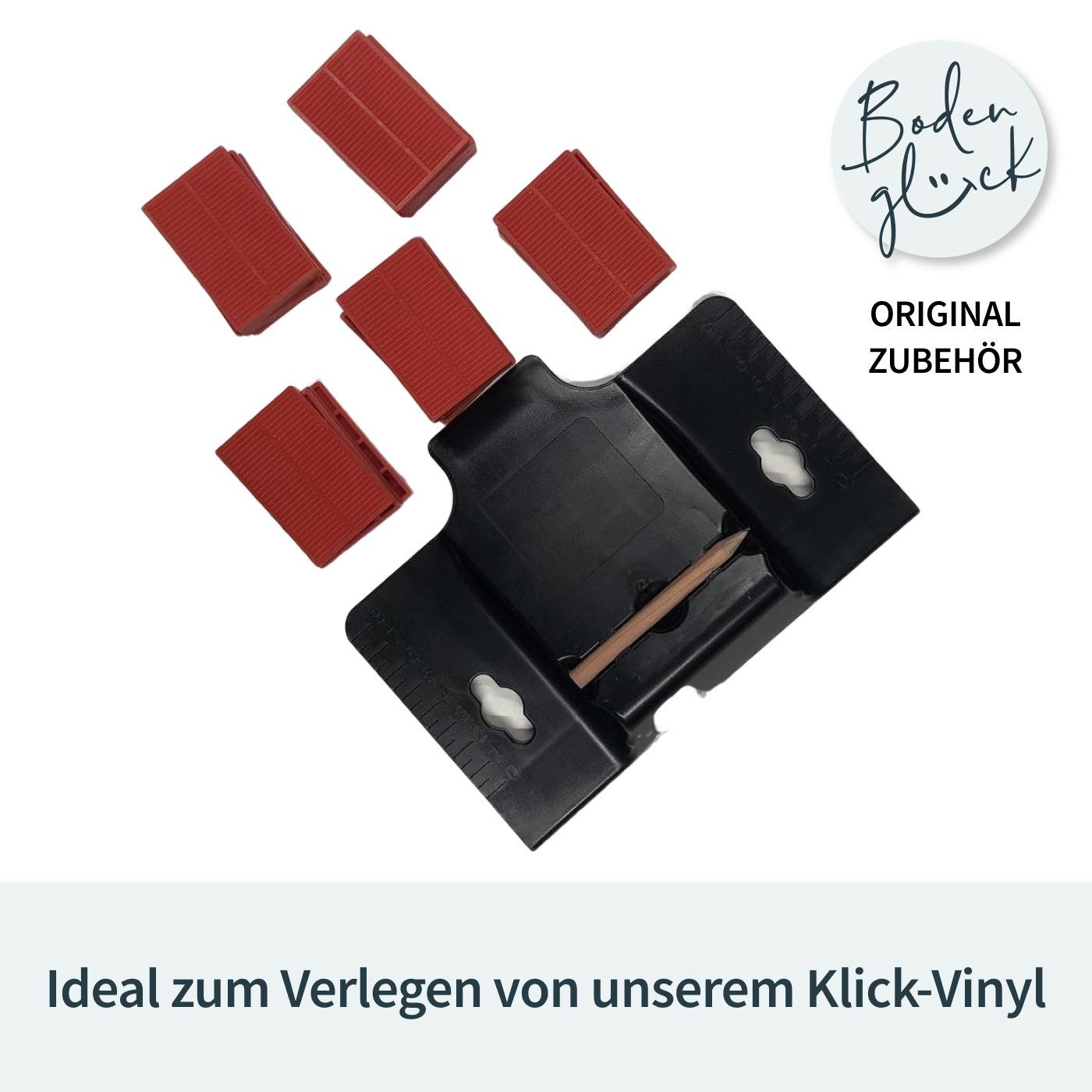Bodenglück Verlegeset Vinyl Verlegekit, (22-tlg., Schlagklotz-, günstig online kaufen