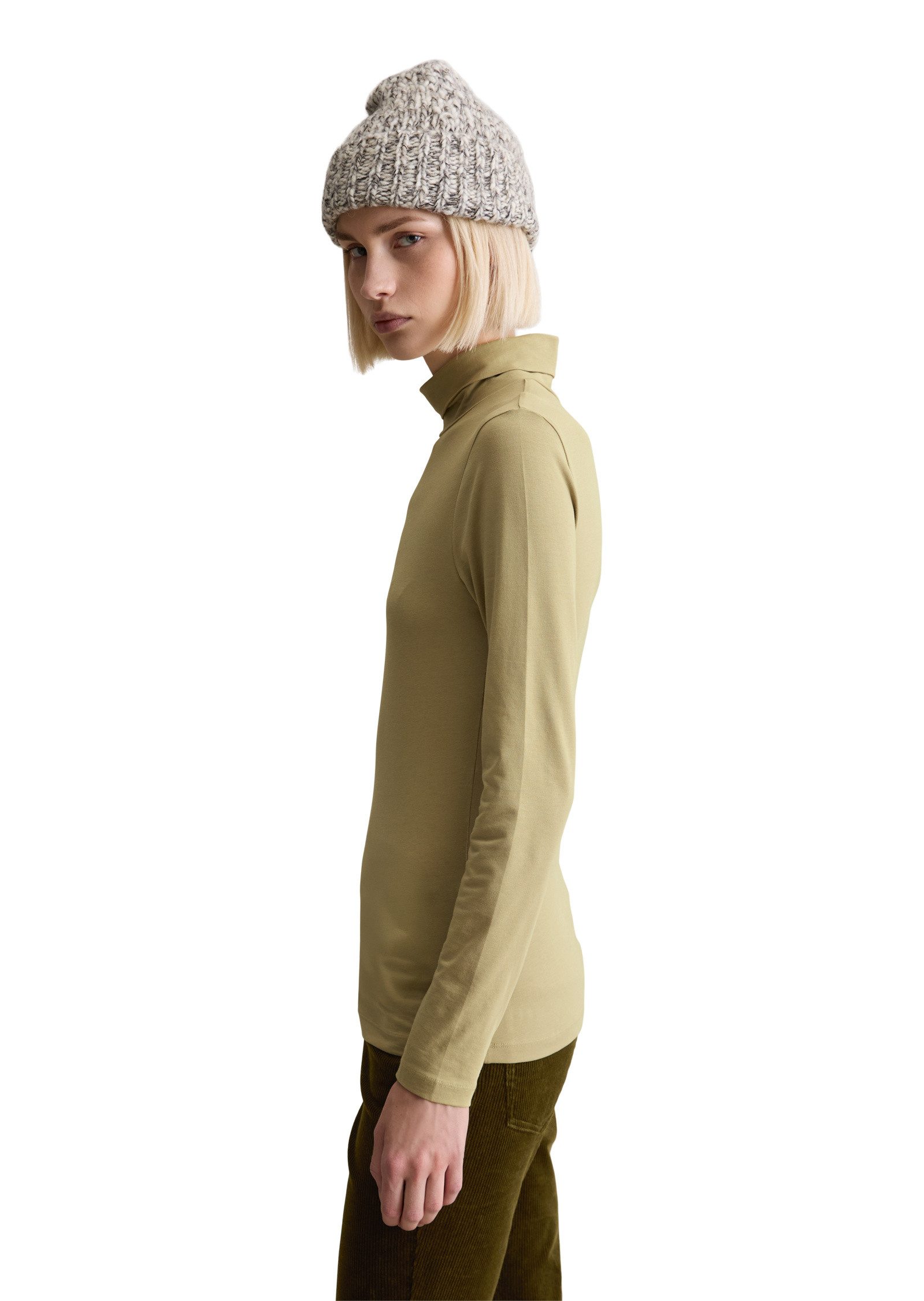 Marc O'Polo DENIM Langarmshirt aus elastischem Single Jersey günstig online kaufen