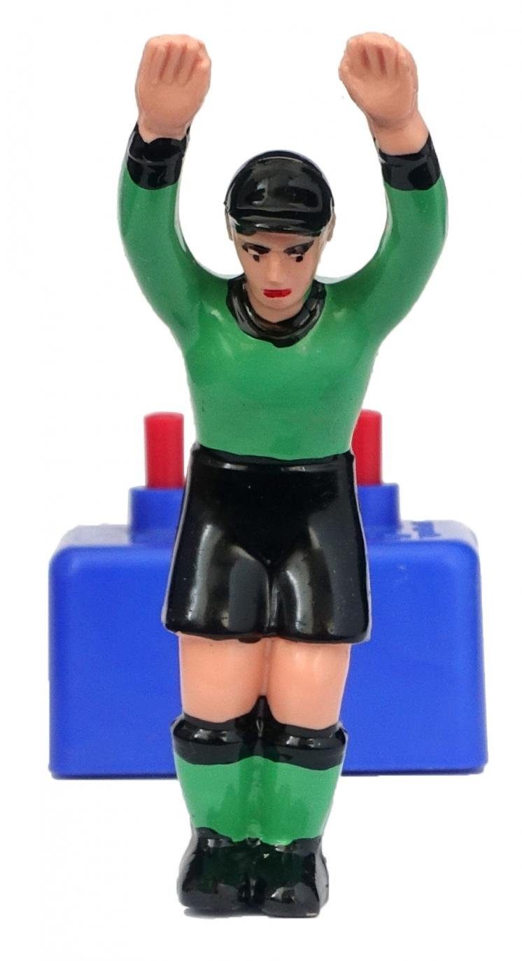 Tipp-Kick Tischfußballspiel Torwart Goal Keeper Torhüter Toni GRÜN SCHWARZ Tip Kick Spielfigur