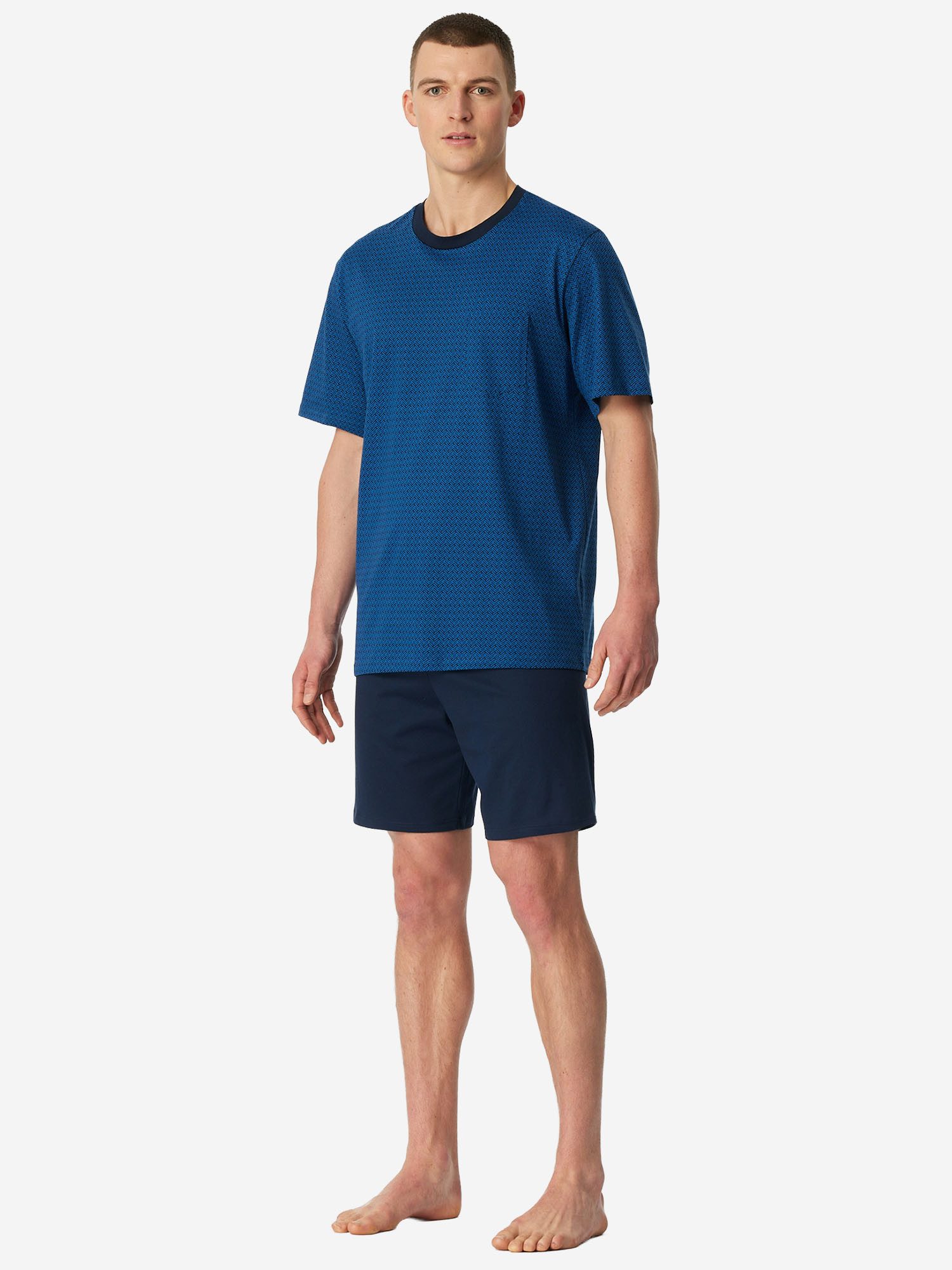 Schiesser Schlafanzug Comfort Essentials (2 tlg) Schlafanzug, Pyjama Set, Nachtwäsche