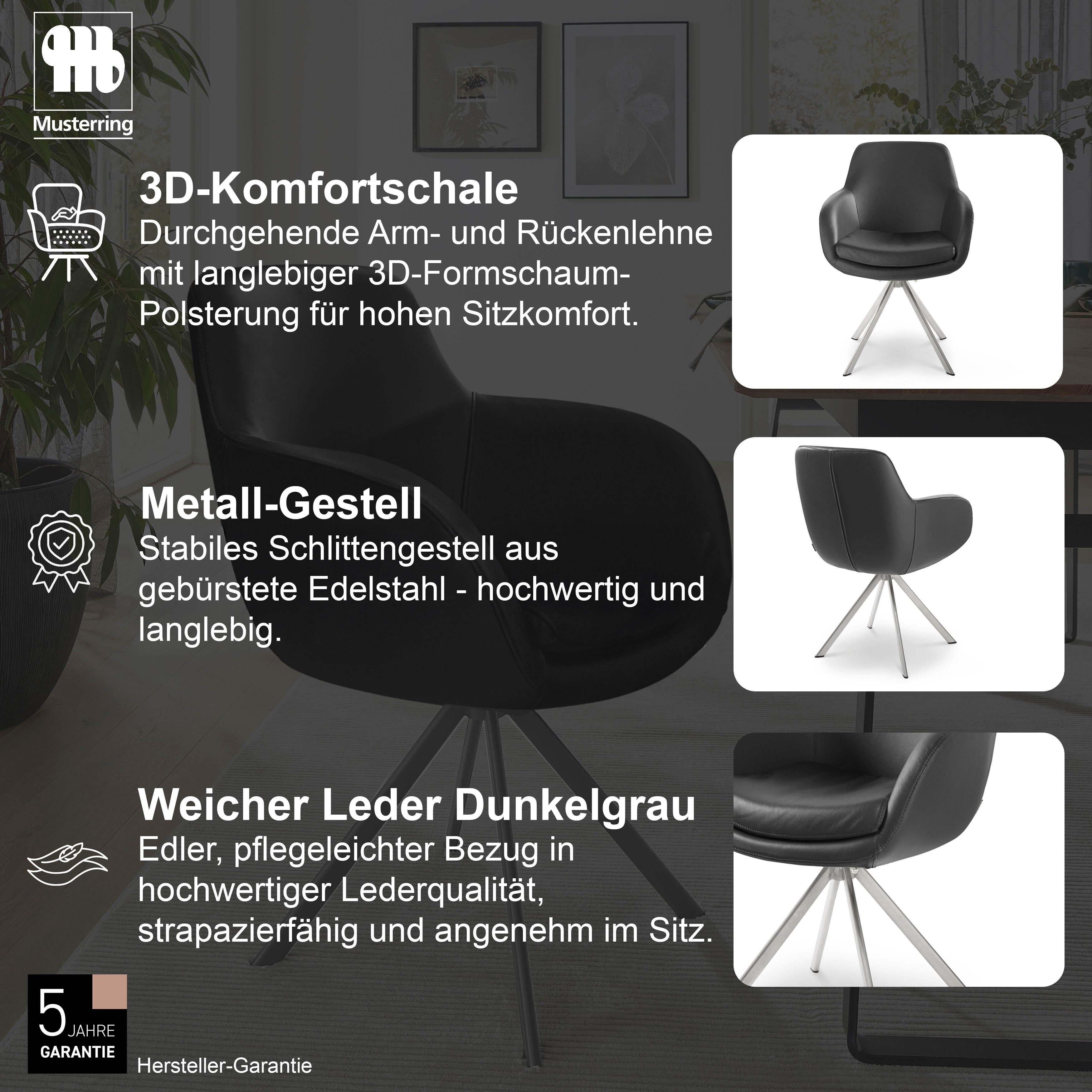 Musterring Esszimmerstuhl Tavia (Set, 2 St)