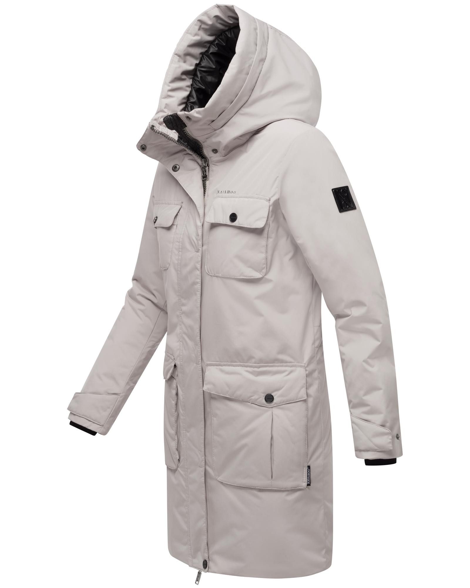Navahoo Winterjacke Eissturm 14 Wasserabweisende Jacke mit Kapuze