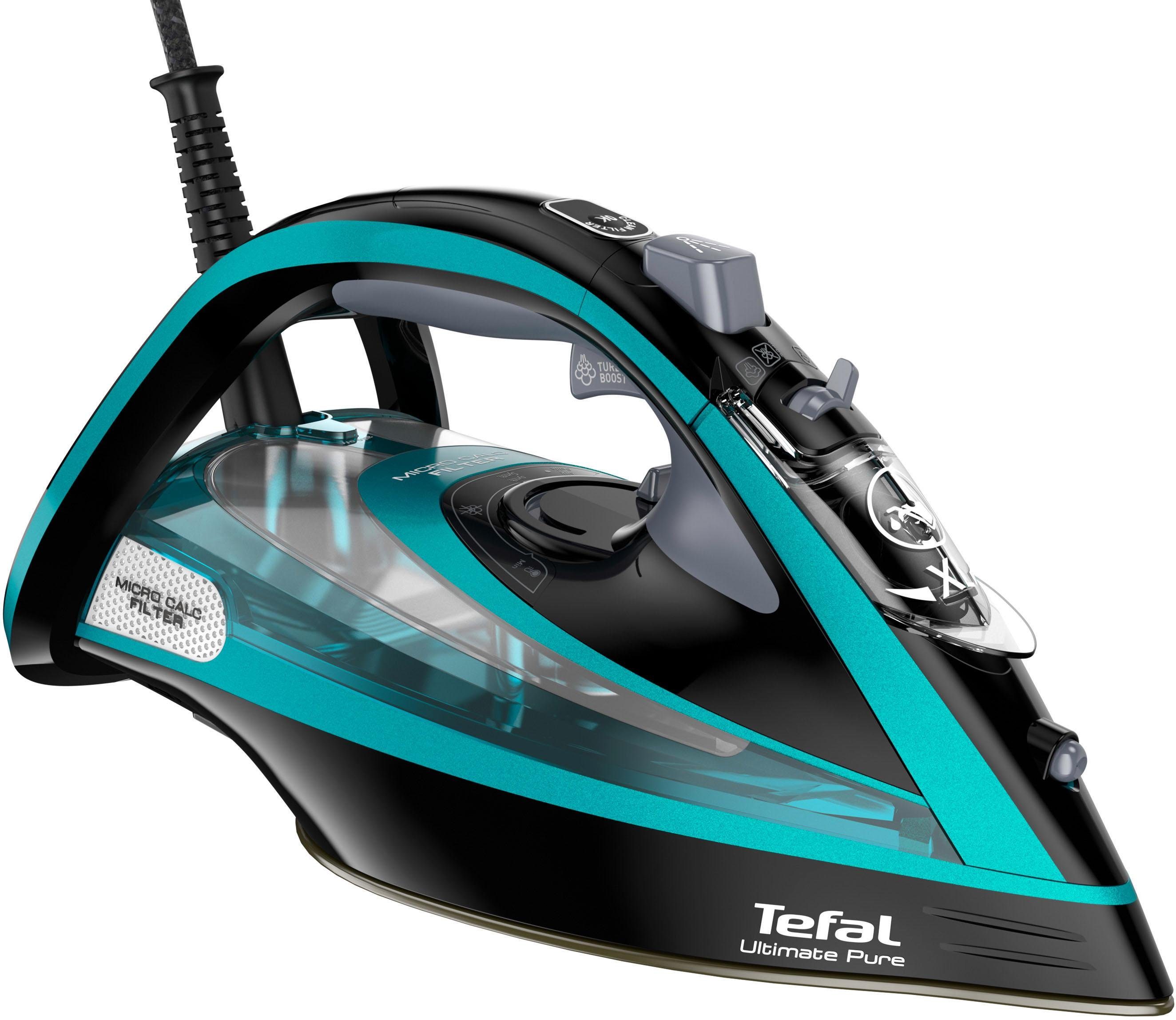 Tefal Dampfbügeleisen FV9844 Ultimate Pure, 3200 W, Durilium Airglide Autoclean-Bügelsohle, automatische Abschaltung