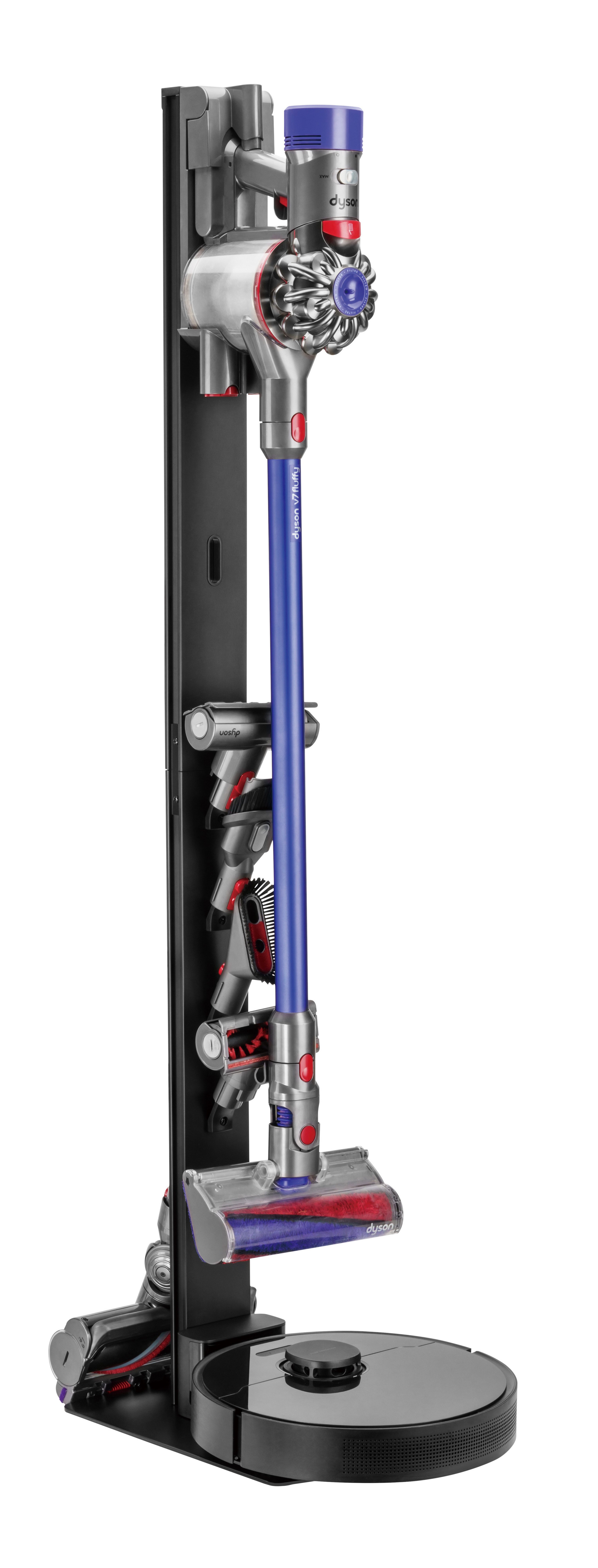 HALTERUNGSPROFI Staubsaugerrohr HALTERUNGSPROFI DVC-SST-01 Schwarz, Zubehör für Dyson Gen5 detect, V15, V14, V12, V11, V10, V8, Aluminium Staubsaugerständer für Dyson Gen5, V15, V14, V12, V11, V10