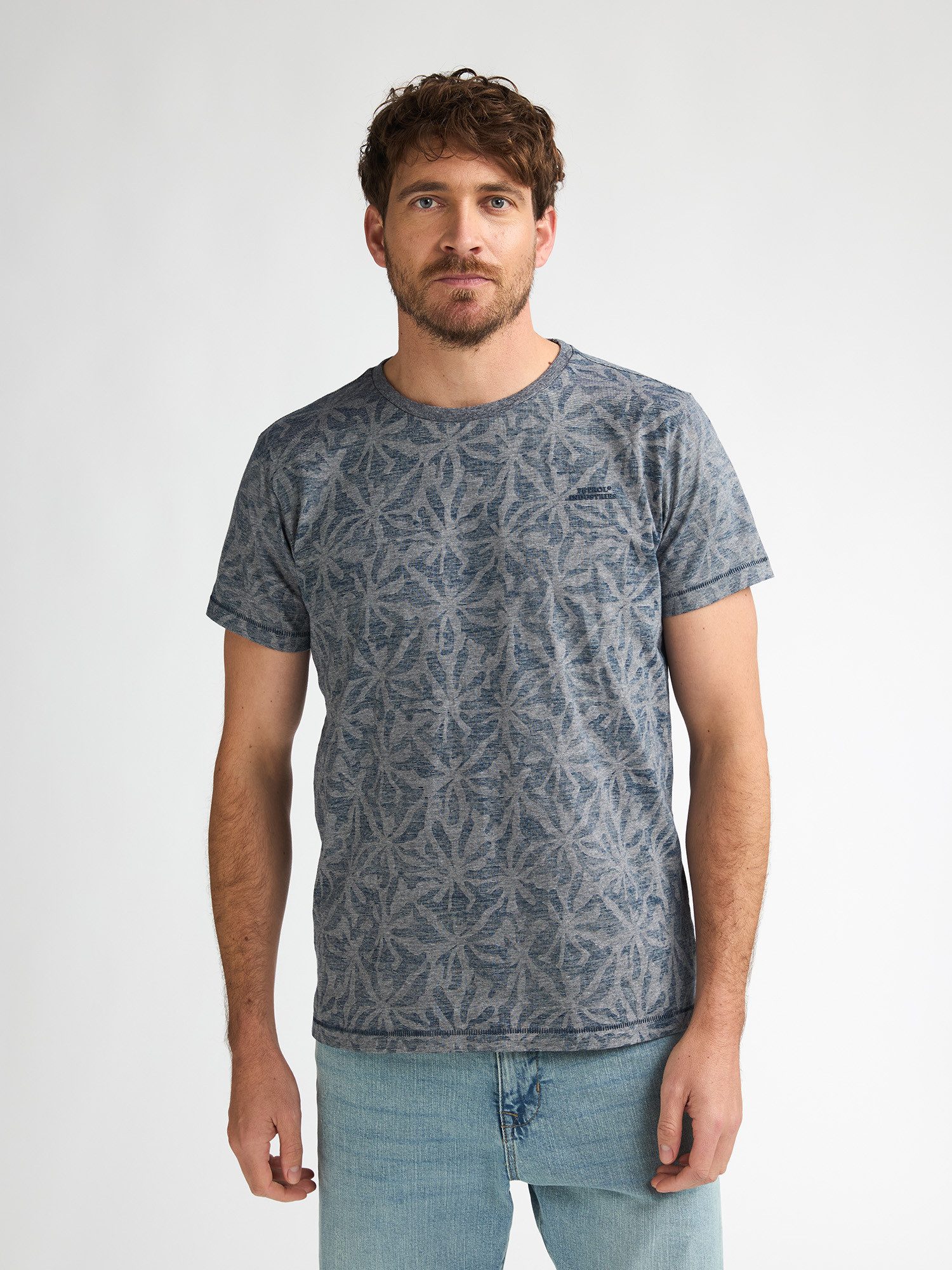 Petrol Industries T-Shirt Cromo mit Allover-Print