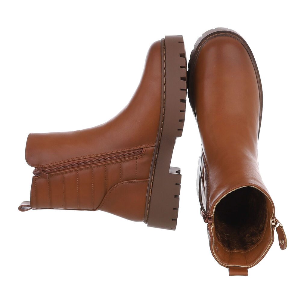 Ital-Design Damen Freizeit Plateaustiefelette (87124779) Blockabsatz günstig online kaufen