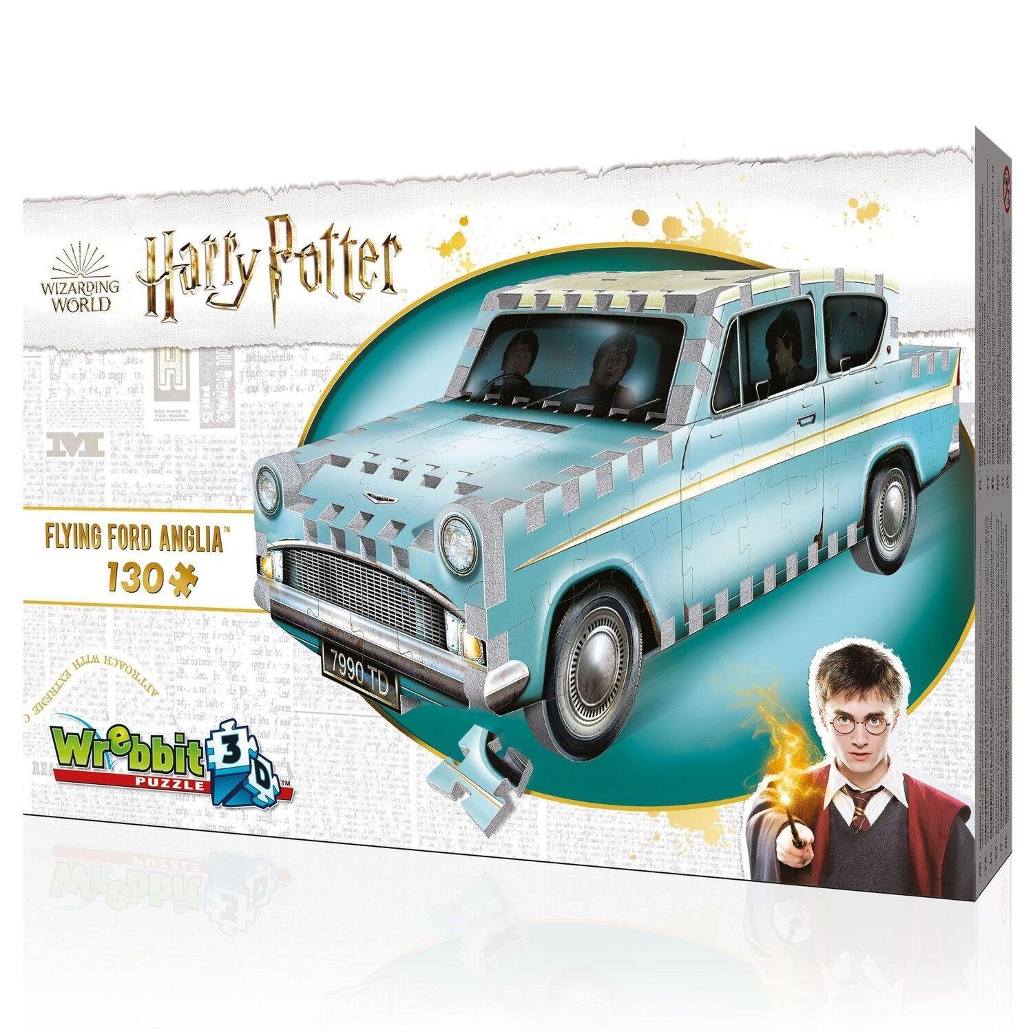 Teile), 130 Harry Potter. (130 JH-Products Puzzleteile Anglia 3D-PUZZLE Flying Ford Puzzle