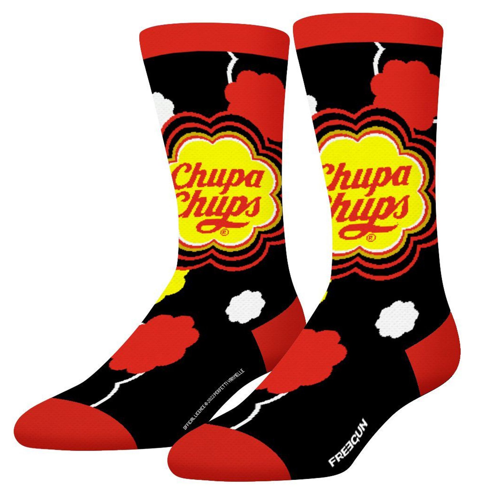 Freegun Freizeitsocken FREEGUN CHUPA CHUPS 2-Pack Socks Big Logo AOP Solid (Socken, Socken)