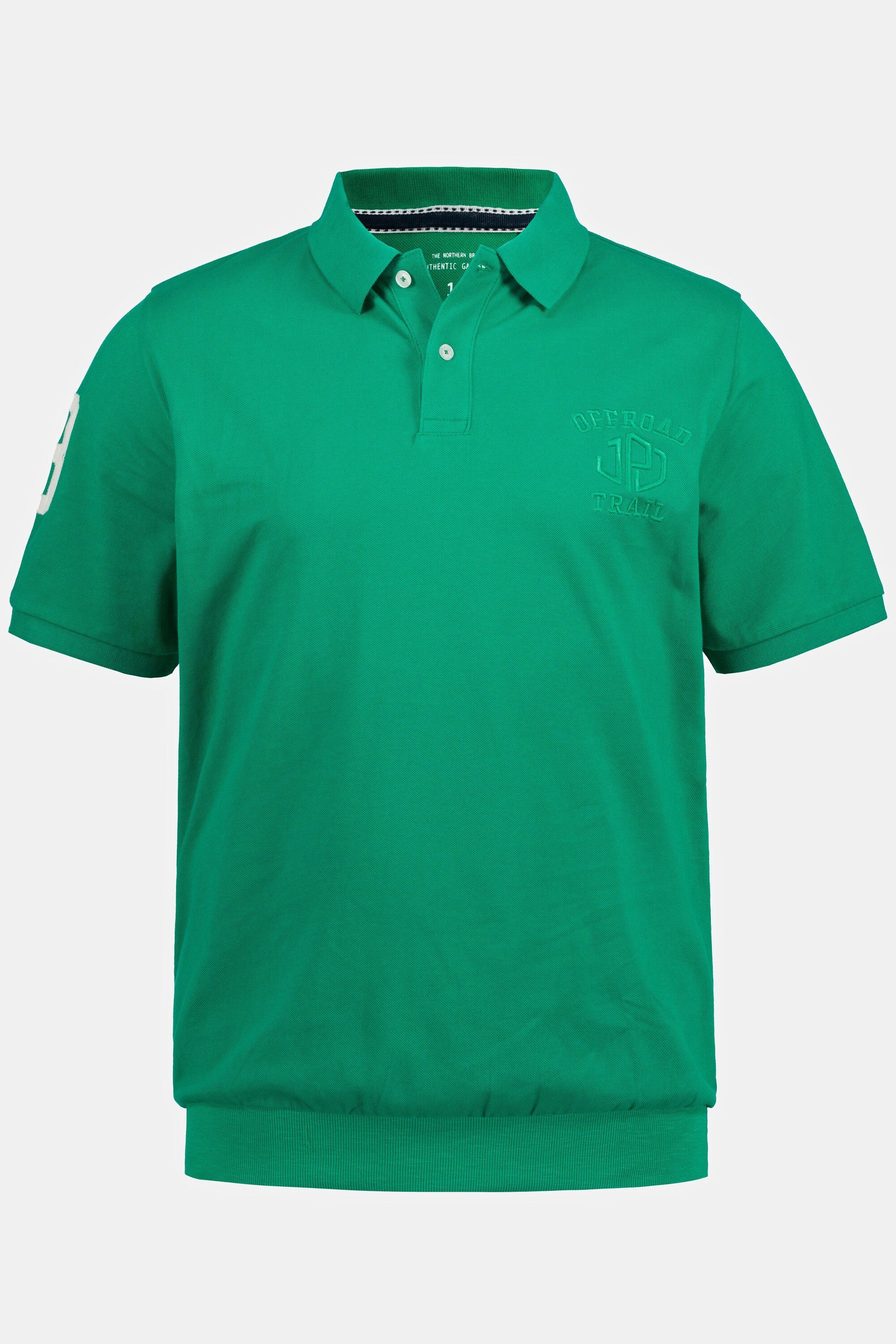 JP1880 Poloshirt Poloshirt Bauchfit XL smaragdgrün 8 bis Halbarm