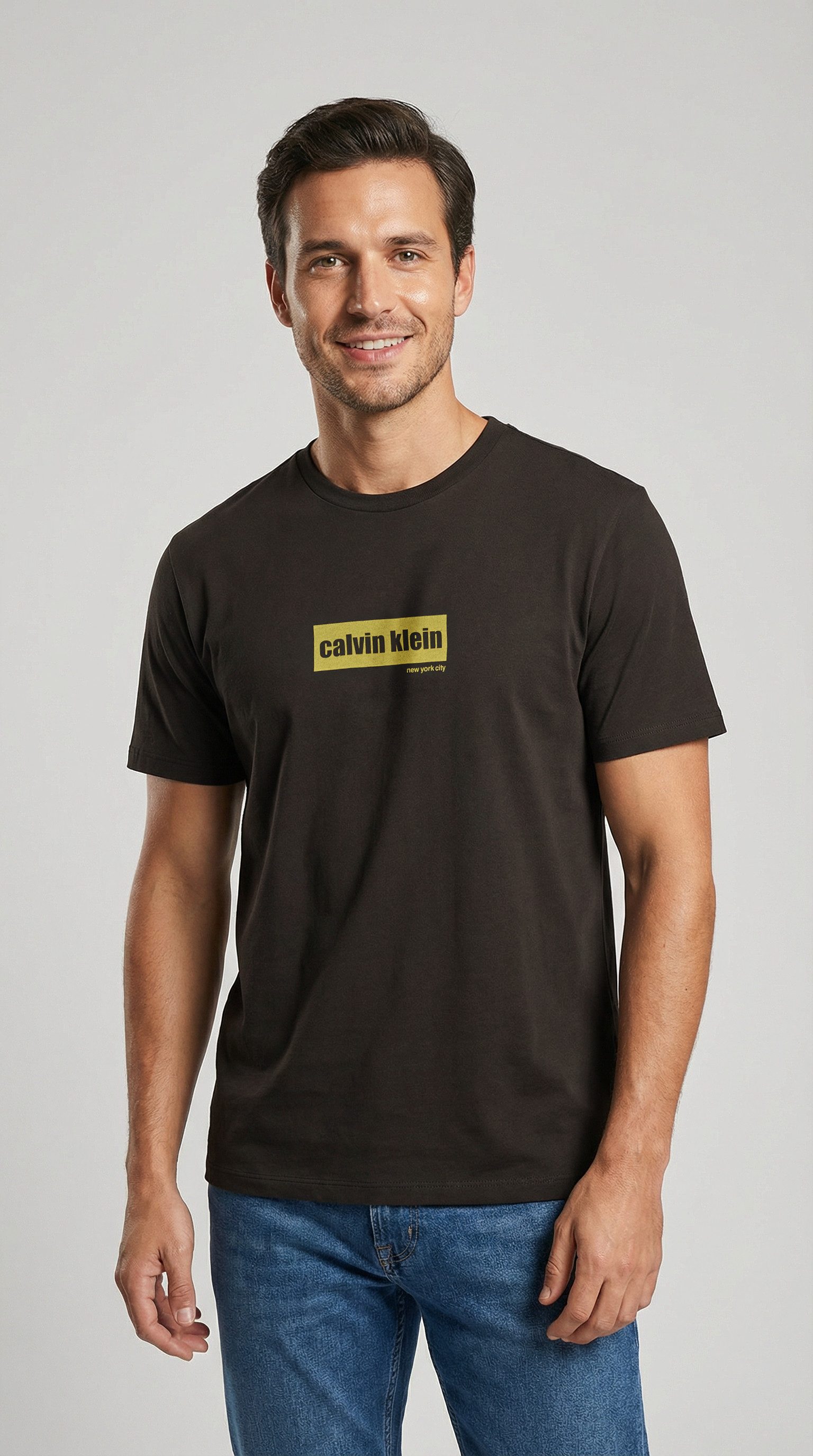 Calvin Klein Jeans T-Shirt SS 30s E CLVN LN BG mit Logo-Schriftzug