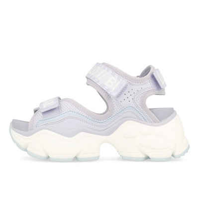 Buffalo Buffalo Binary O Plateau Sandale Damen Vegan Nappa Nylon Lavender Sandale