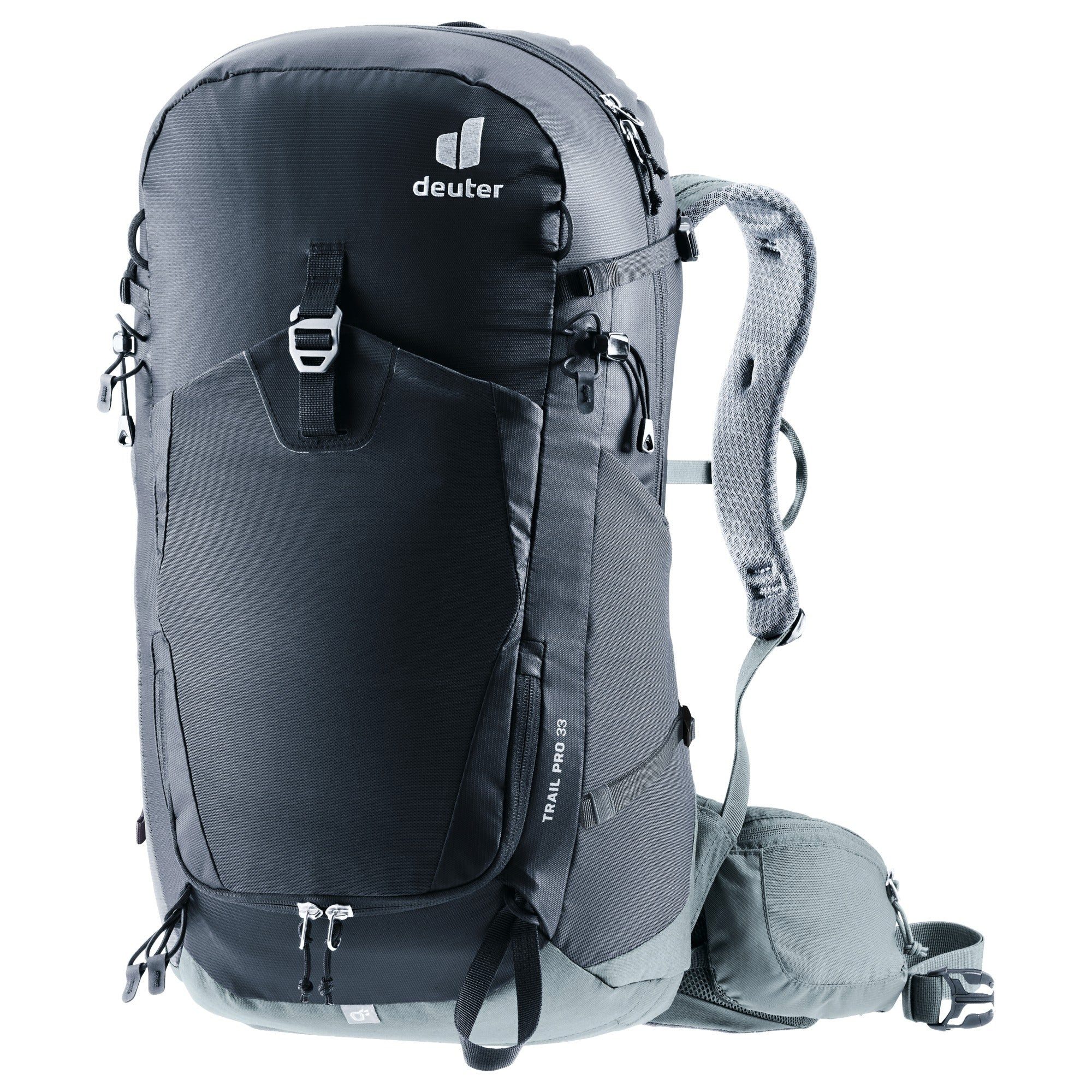 deuter Wanderrucksack Trail Pro 33 - Wanderrucksack 63 cm (black-shale, M)