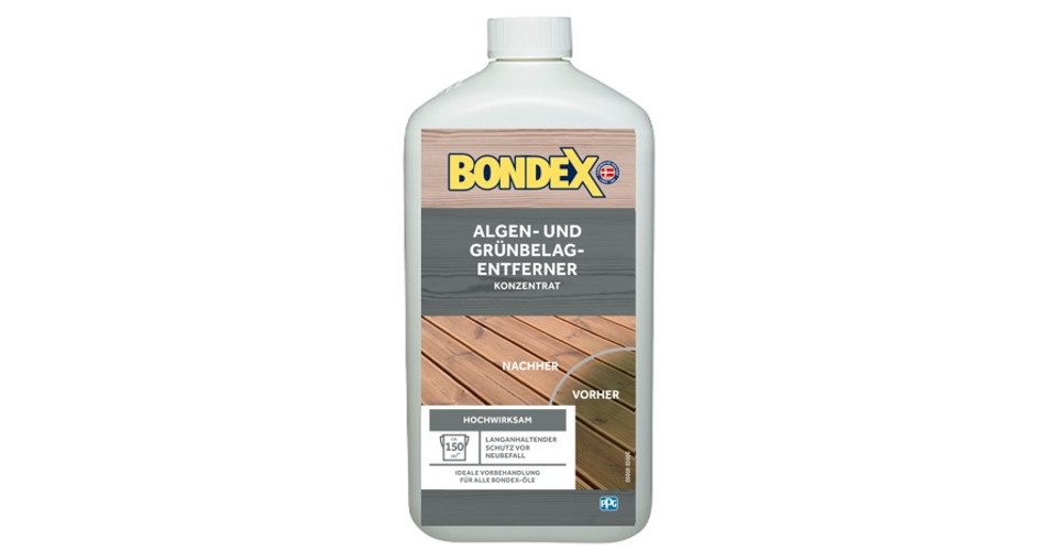 Bondex Bondex Algen- und Grünbelags-Entferner Konzentrat Grünbelagentferner
