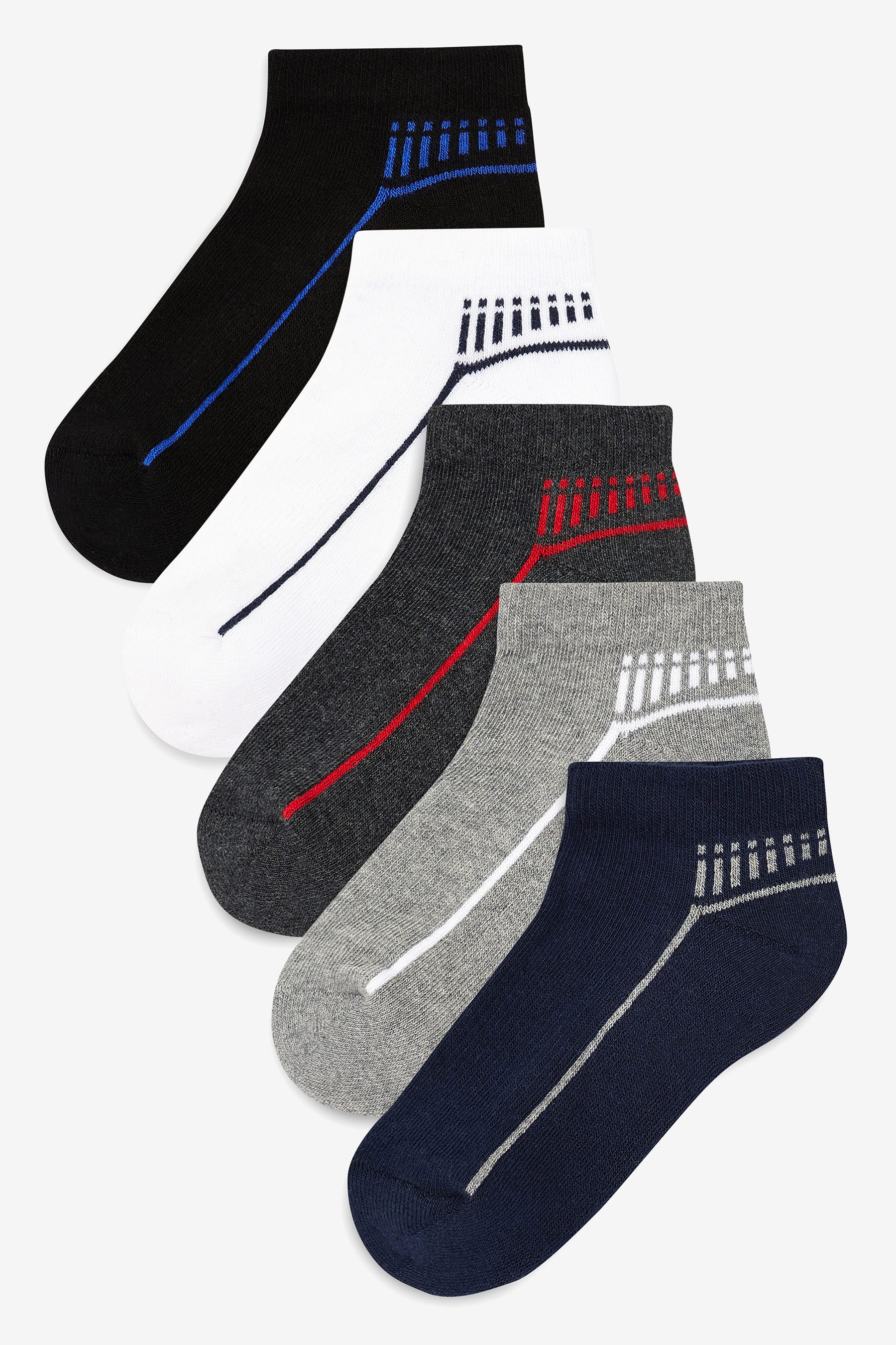 Next Sneakersocken Gepolsterte Sport-Sneakersocken, 5er-Pack (5-Paar) günstig online kaufen