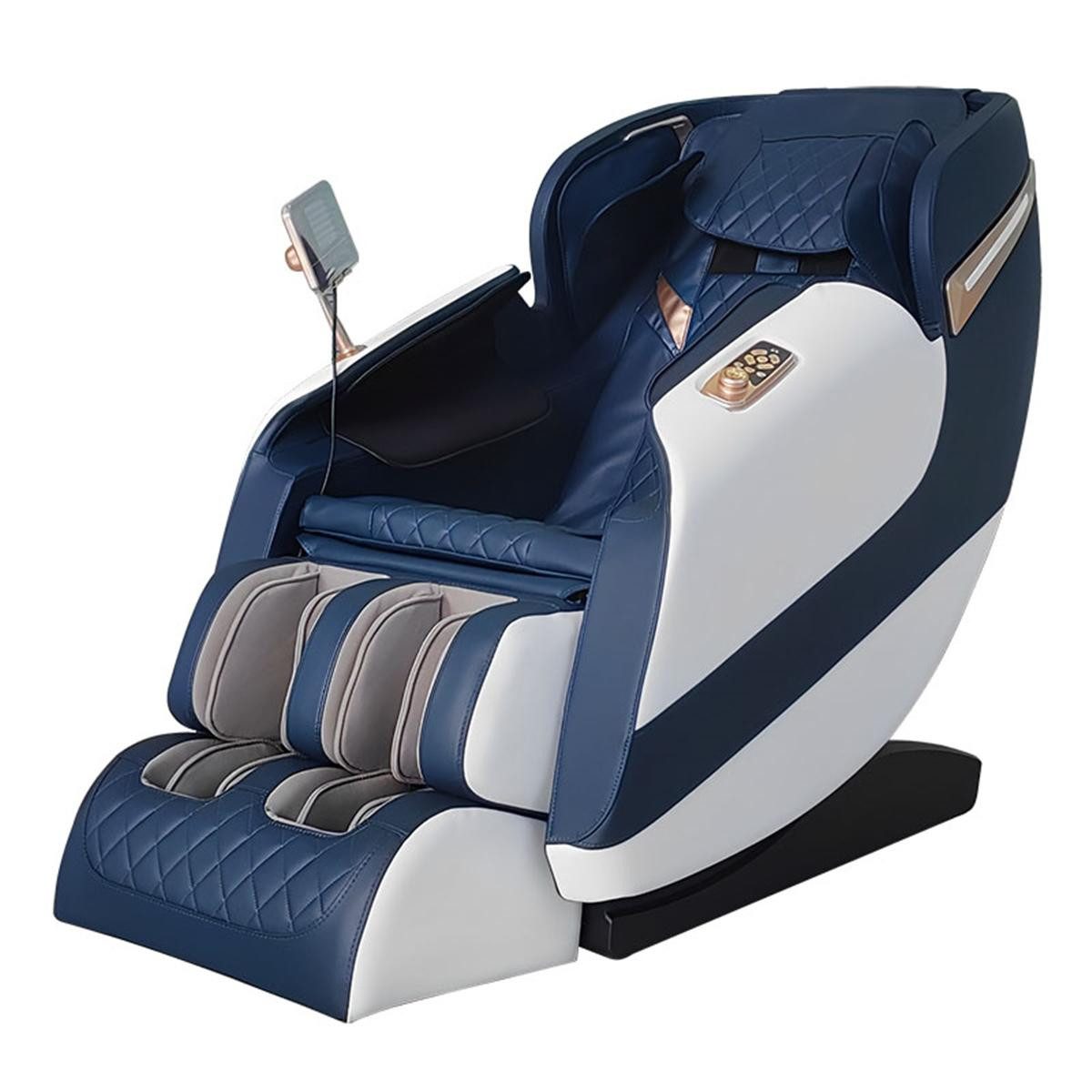 Salottini Massagesessel Traum Relaxsessel Massagesessel Sessel Biel Wärmefunktion blau, mit Relaxfunktion