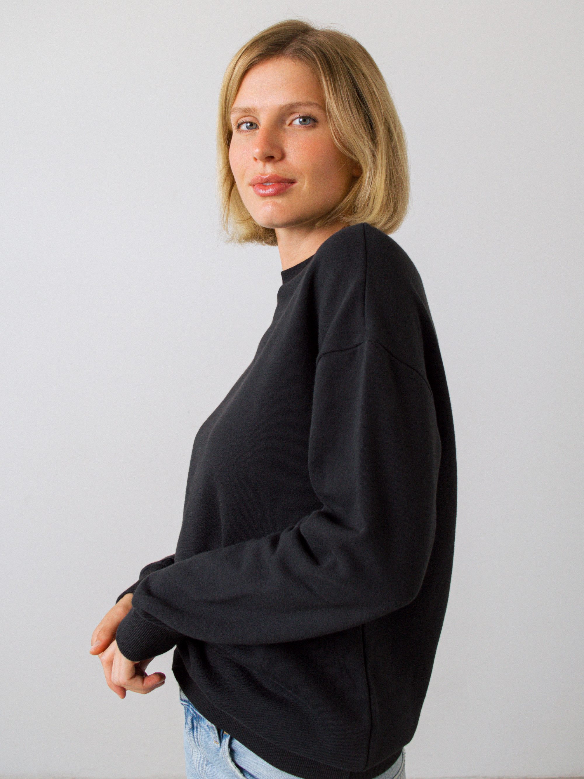 HONEST BASICS Sweatshirt mit Rundhalsausschnitt aus günstig online kaufen