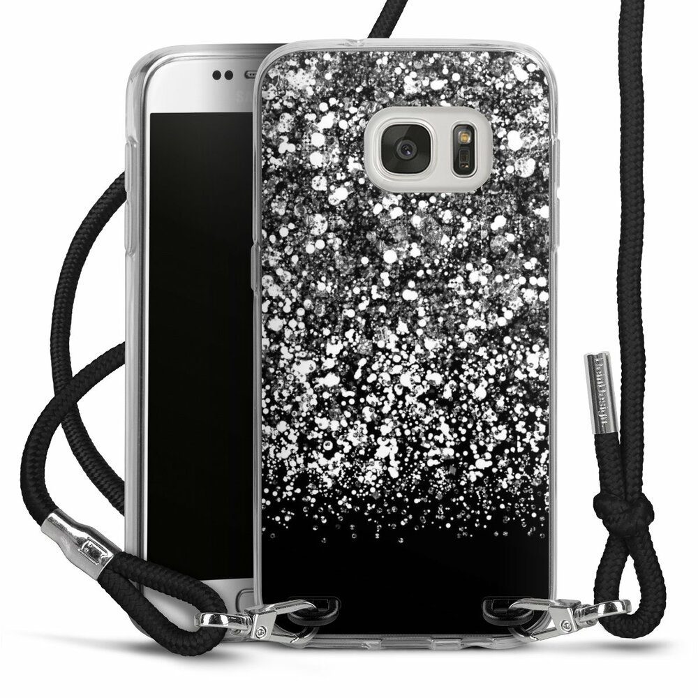 DeinDesign Handyhülle »Snow Fall Glitter Look« Samsung Galaxy S7,  Handykette, Hülle mit Band, Case zum Umhängen, Cover mit Kette Glitzer Look  Schneeflocken Muster online kaufen | OTTO
