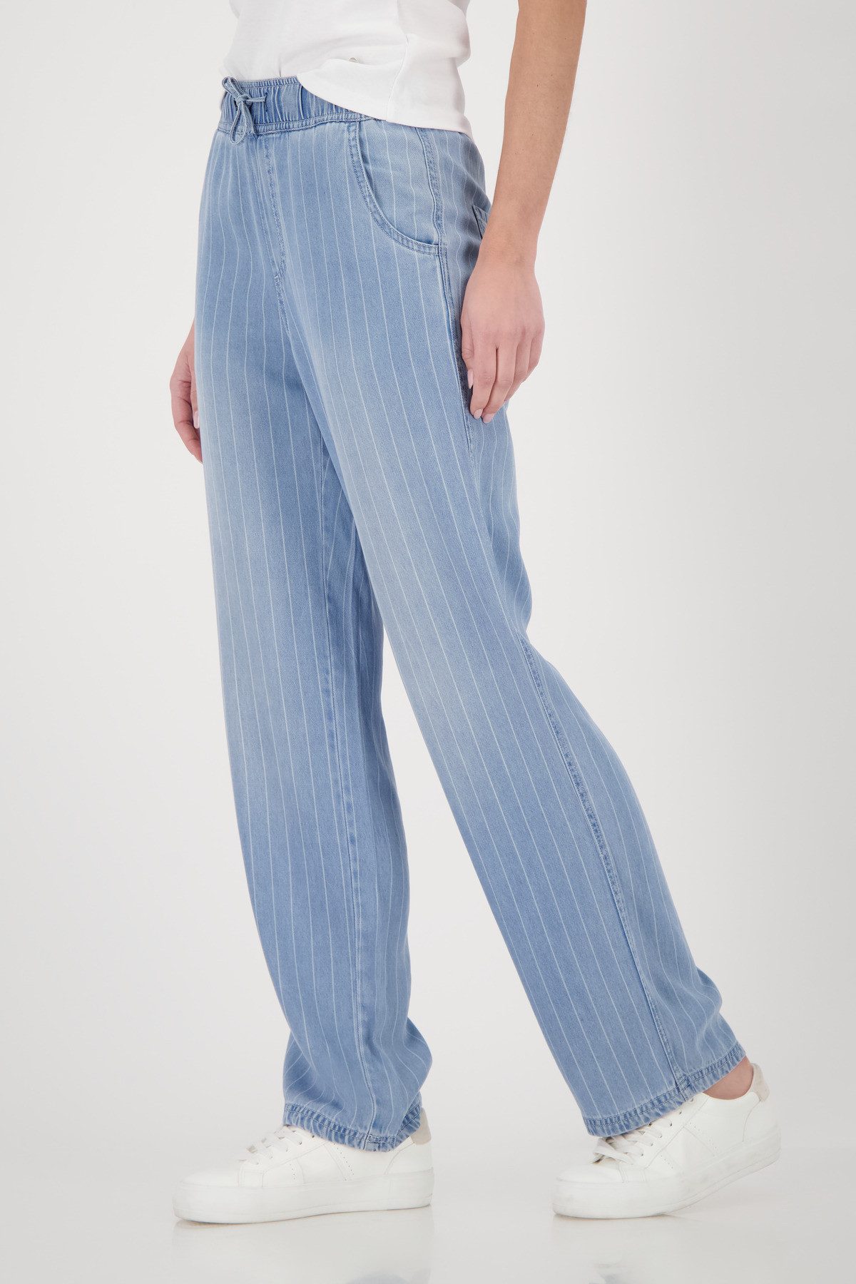 Monari Schlupfhose Regular fit mit elastischem Bund