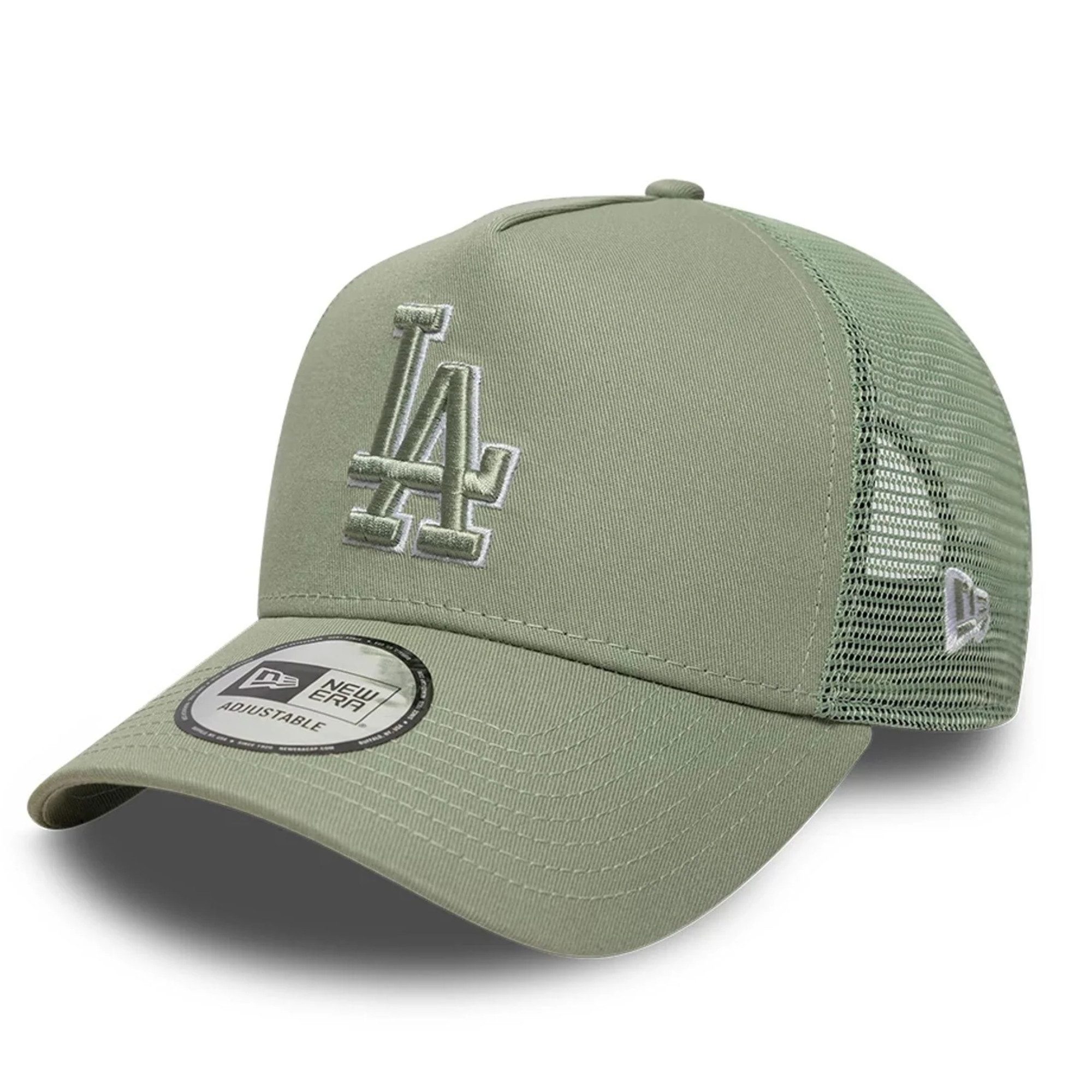 New Era Flex Cap LA Dodgers MLB Outline 9FORTY Trucker Cap Pastellgrün