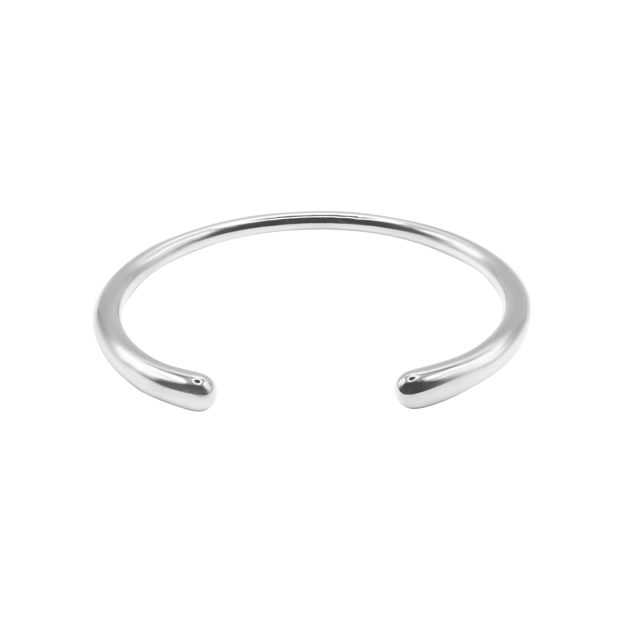 Heideman Armband Nascha silberfarben poliert (Armband, inkl. Geschenkverpackung), offener Armreif für Frauen