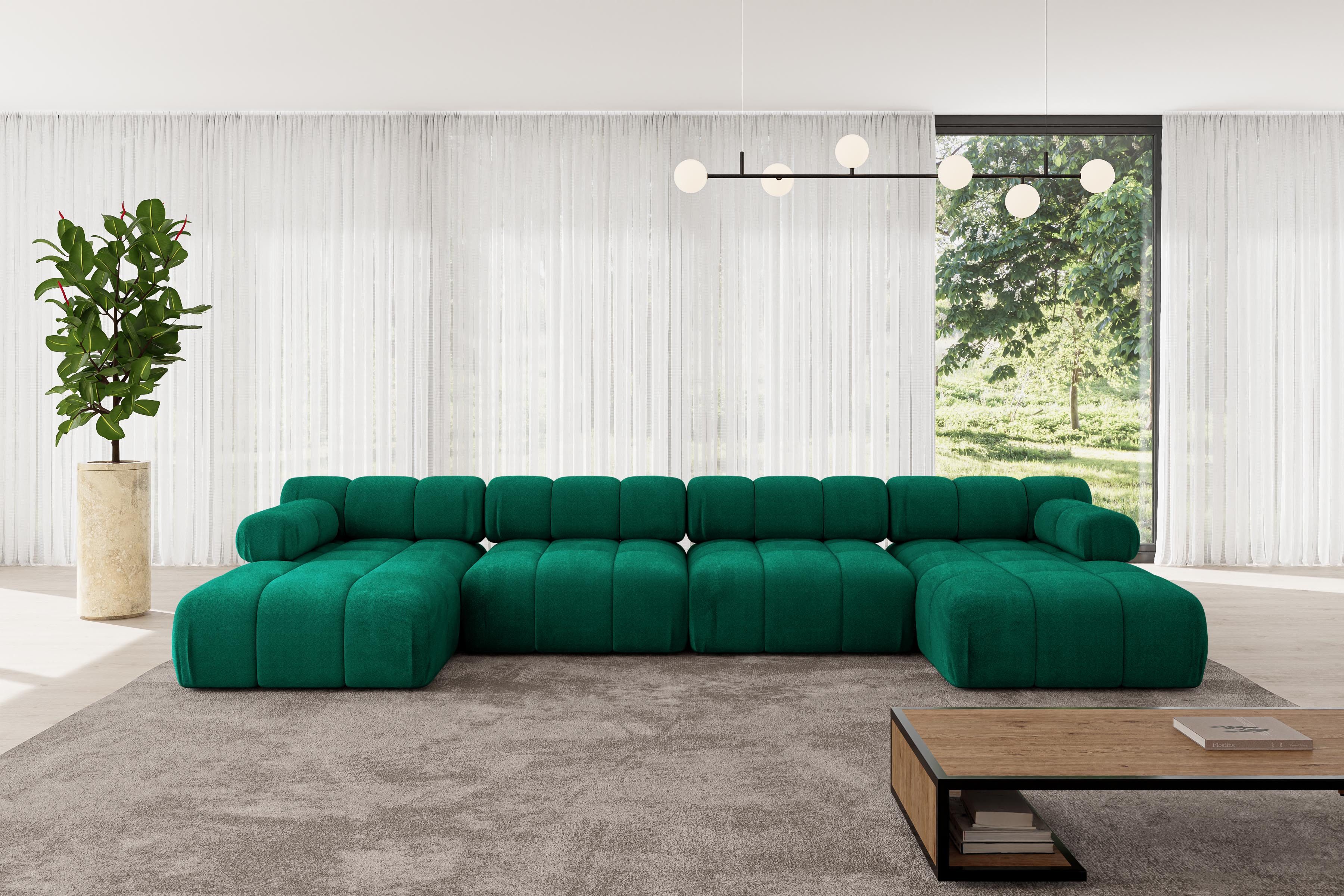 ALTDECOR Wohnlandschaft Tesso-U2, Corner Sofa U-Form günstig online kaufen